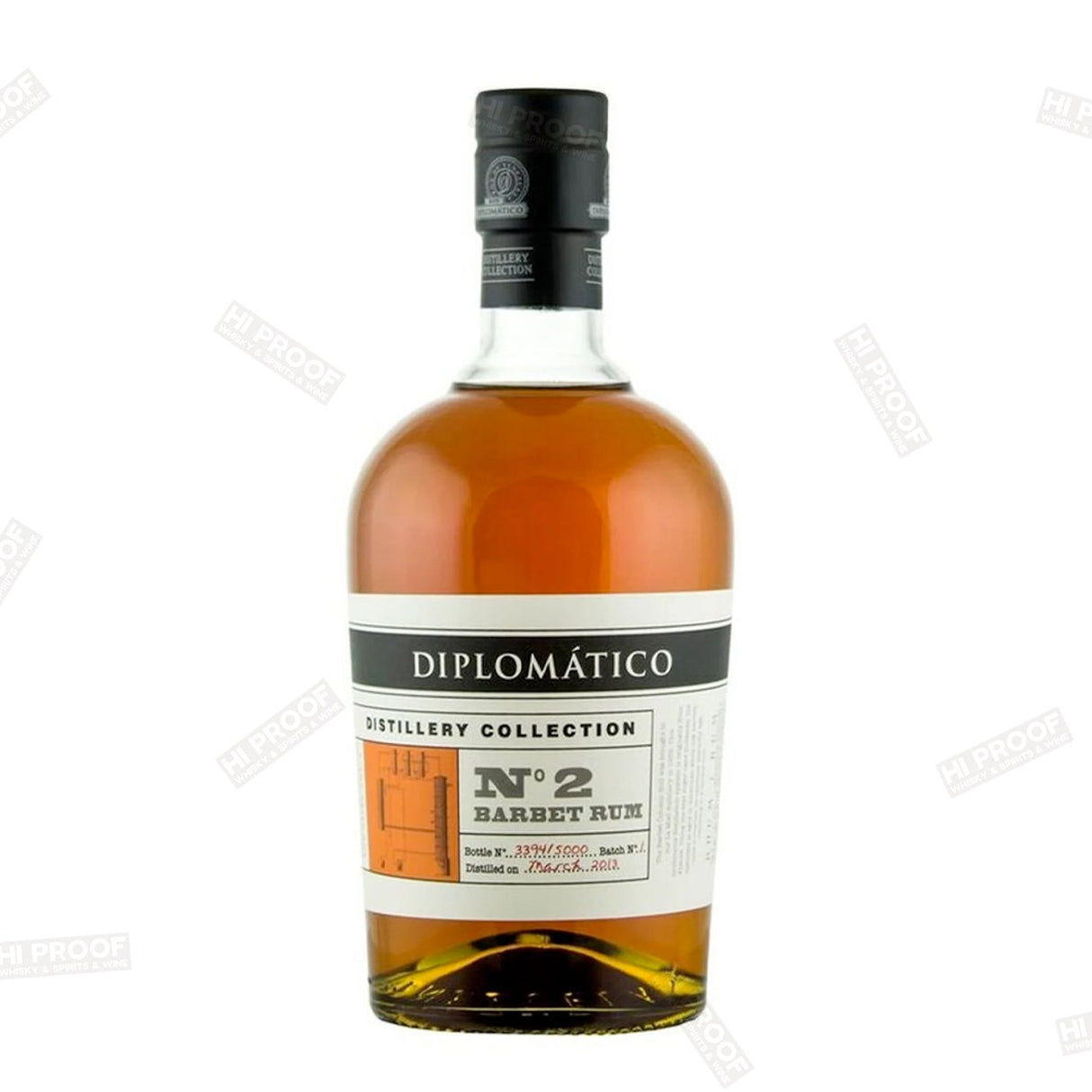 Diplomatico Distillery Collection No 2 Gold Rum 750ml - Hi Proof - Diplomatico