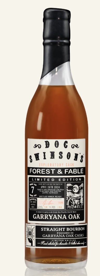 Doc Swinson’s Garryana Oak Cask Finished Bourbon Whiskey 750ml