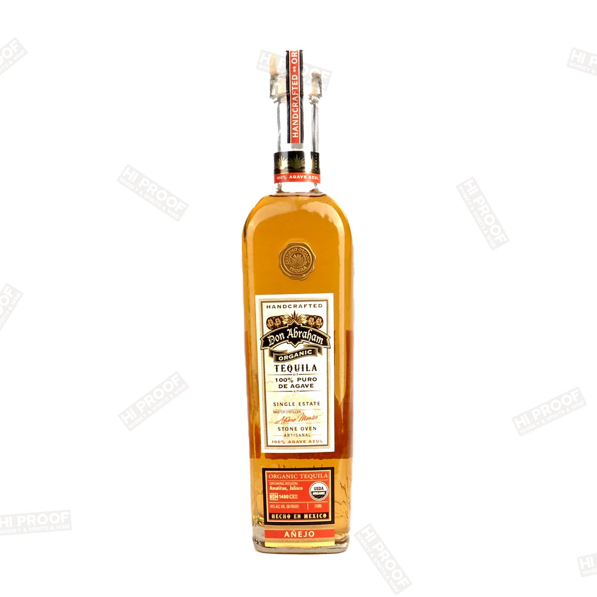 Don Abraham Organic Anejo Tequila 750ml - Hi Proof - Don Abraham