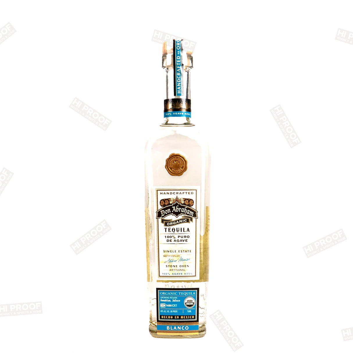 Don Abraham Organic Blanco Tequila 750ml - Hi Proof - Don Abraham