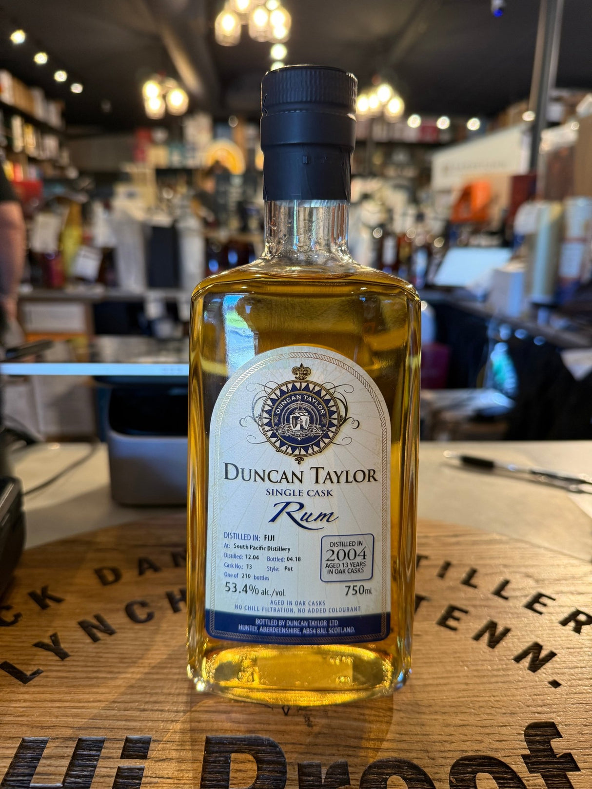 Duncan Taylor Rum Fiji 2004 13 years cask 13 53.4% Alc 750mL - Hi Proof - Duncan Taylor