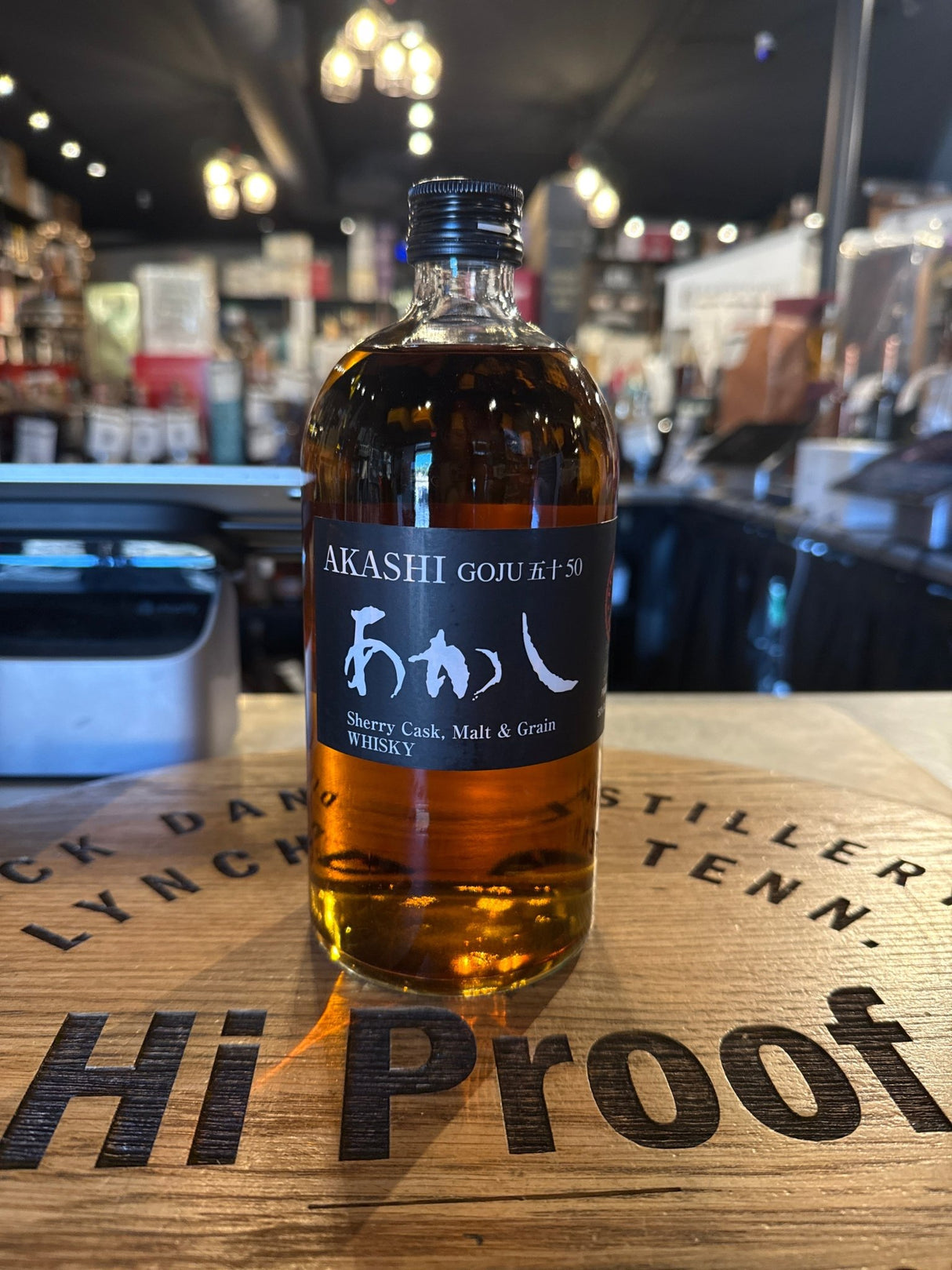 Eigashima Shuzo Akashi Goju 50 Sherry Cask White Oak Blended Whisky 750ml - Hi Proof - AKASHI