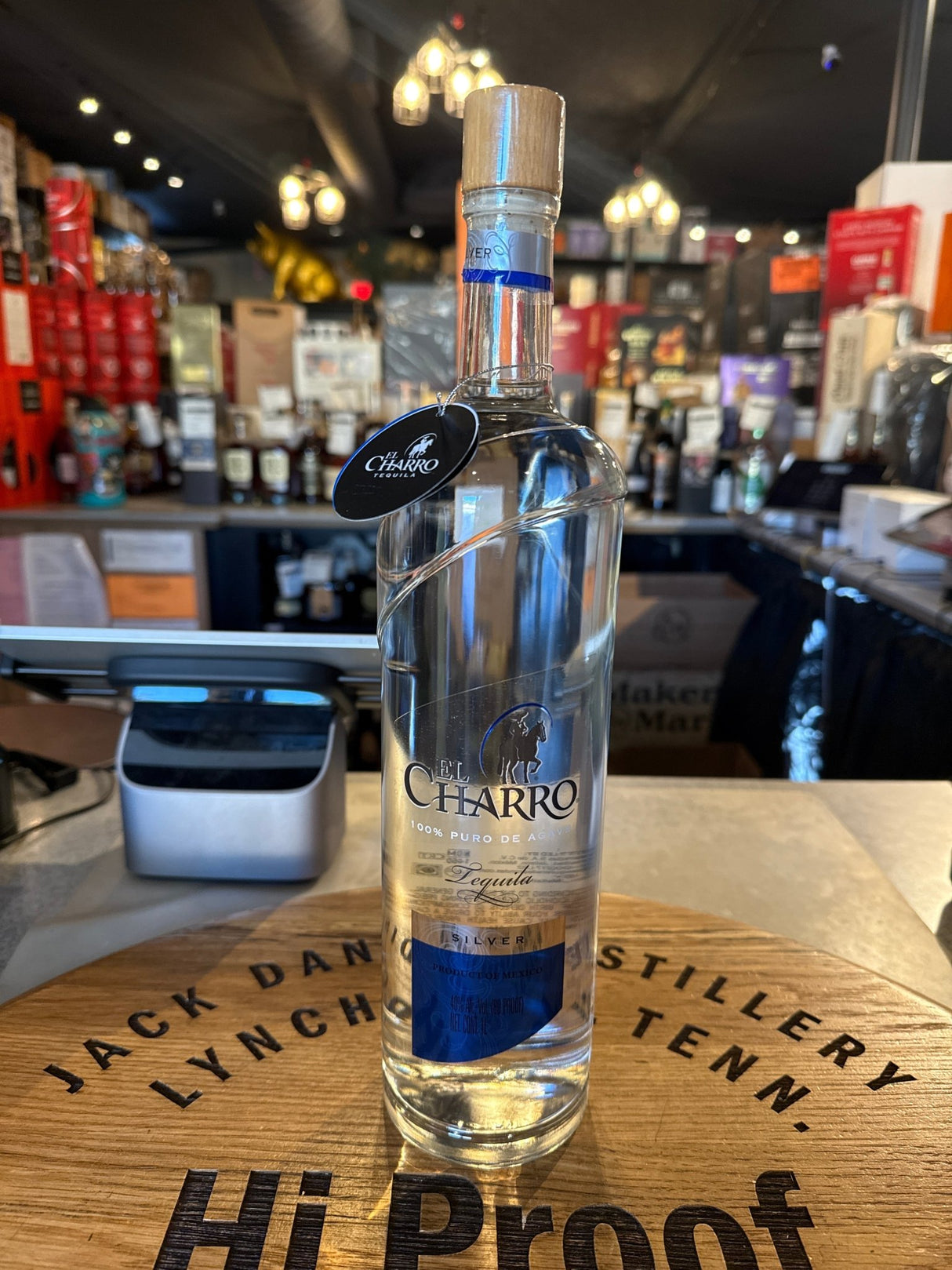 EL CHARRO SILVER TEQUILA 1L - Hi Proof - EL CHARRO