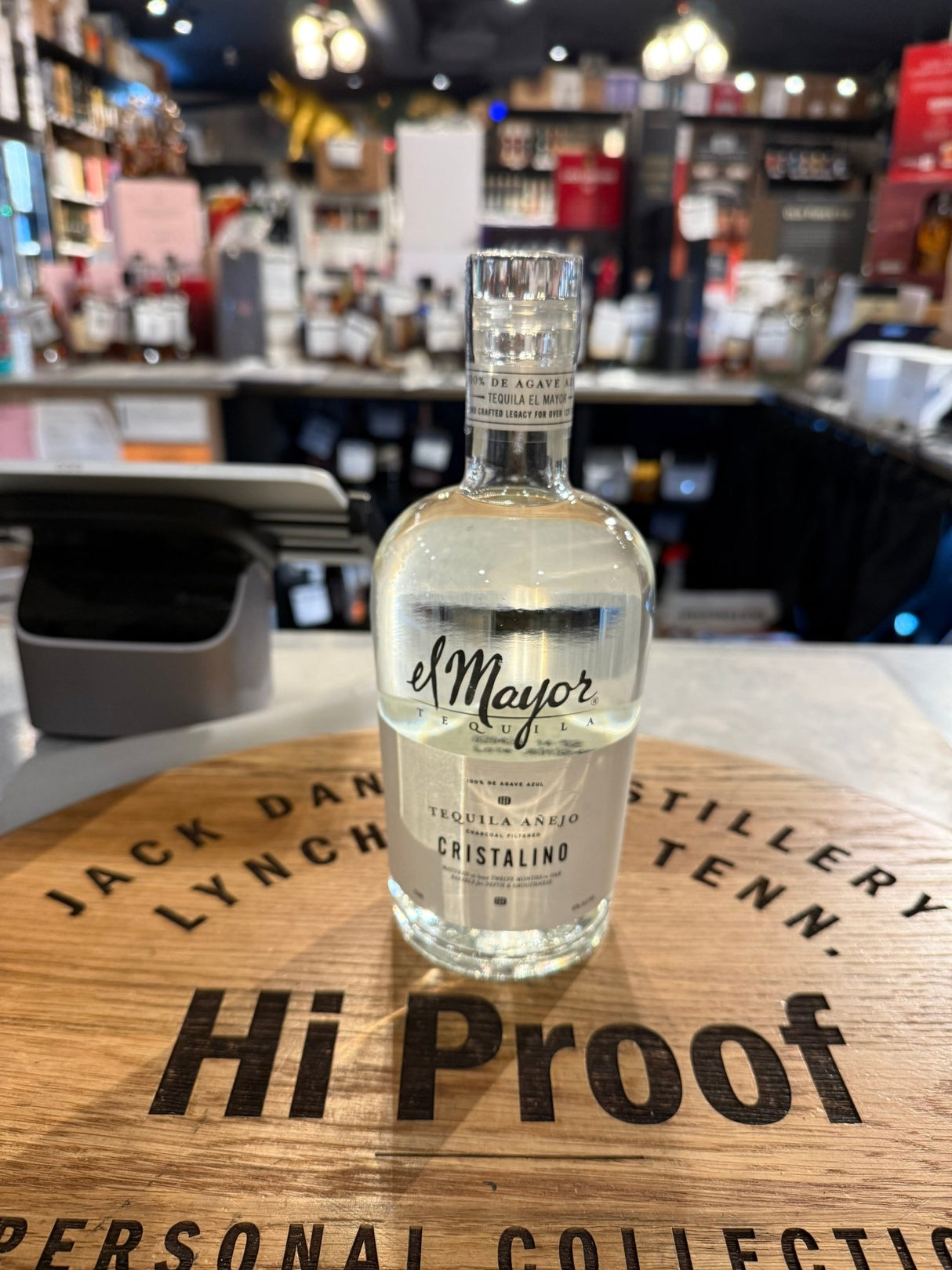 El Mayor Cristalino Anejo Tequila 750ml - Premium Aged Crystal Clear Tequila - Hi Proof - El Mayor