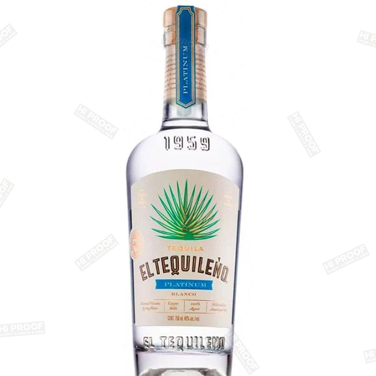 El Tequileno Platino Blanco Tequila 750ml - Hi Proof - El Tequileno