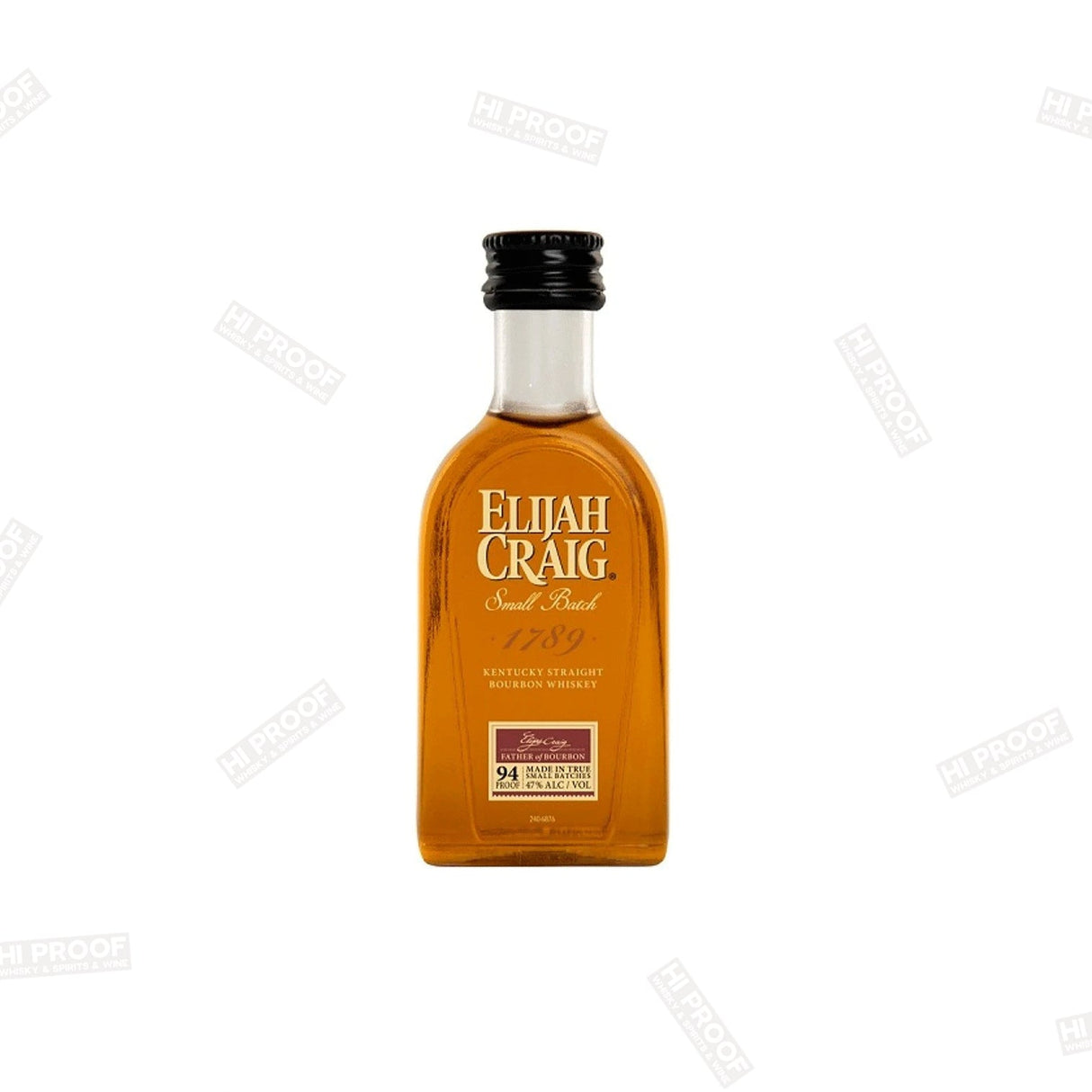 Elijah Craig Small Batch 50ml mini - Hi Proof - Elijah craig