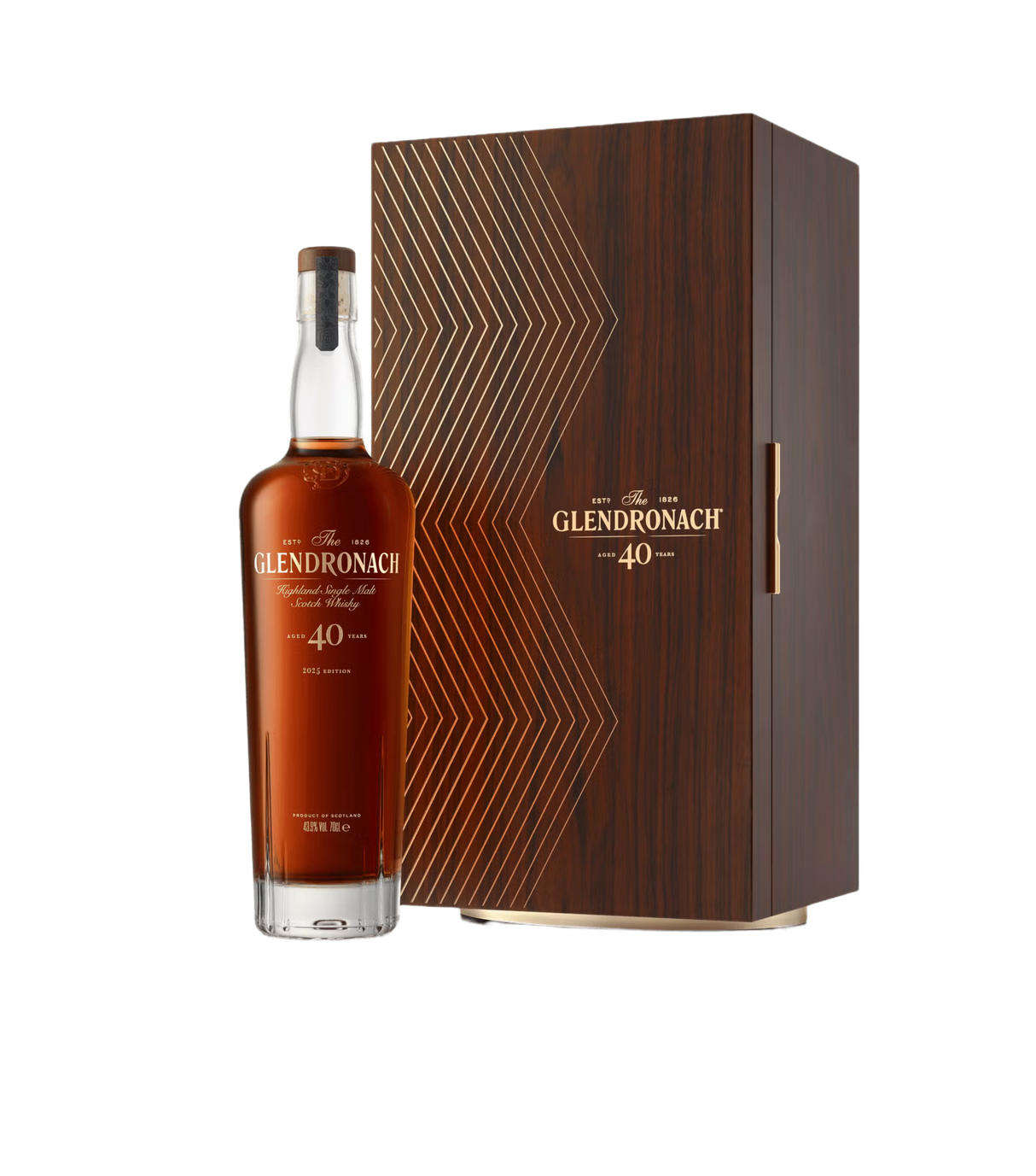 GLENDRONACH 40 YEARS CASK STRENGTH SINGLE MALT SCOTCH WHISKEY