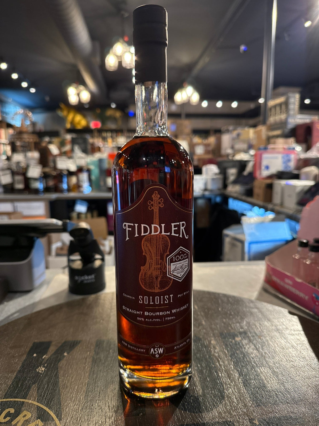 Fiddler Soloist Bourbon Whiskey 750ml - Hi Proof - Fiddler