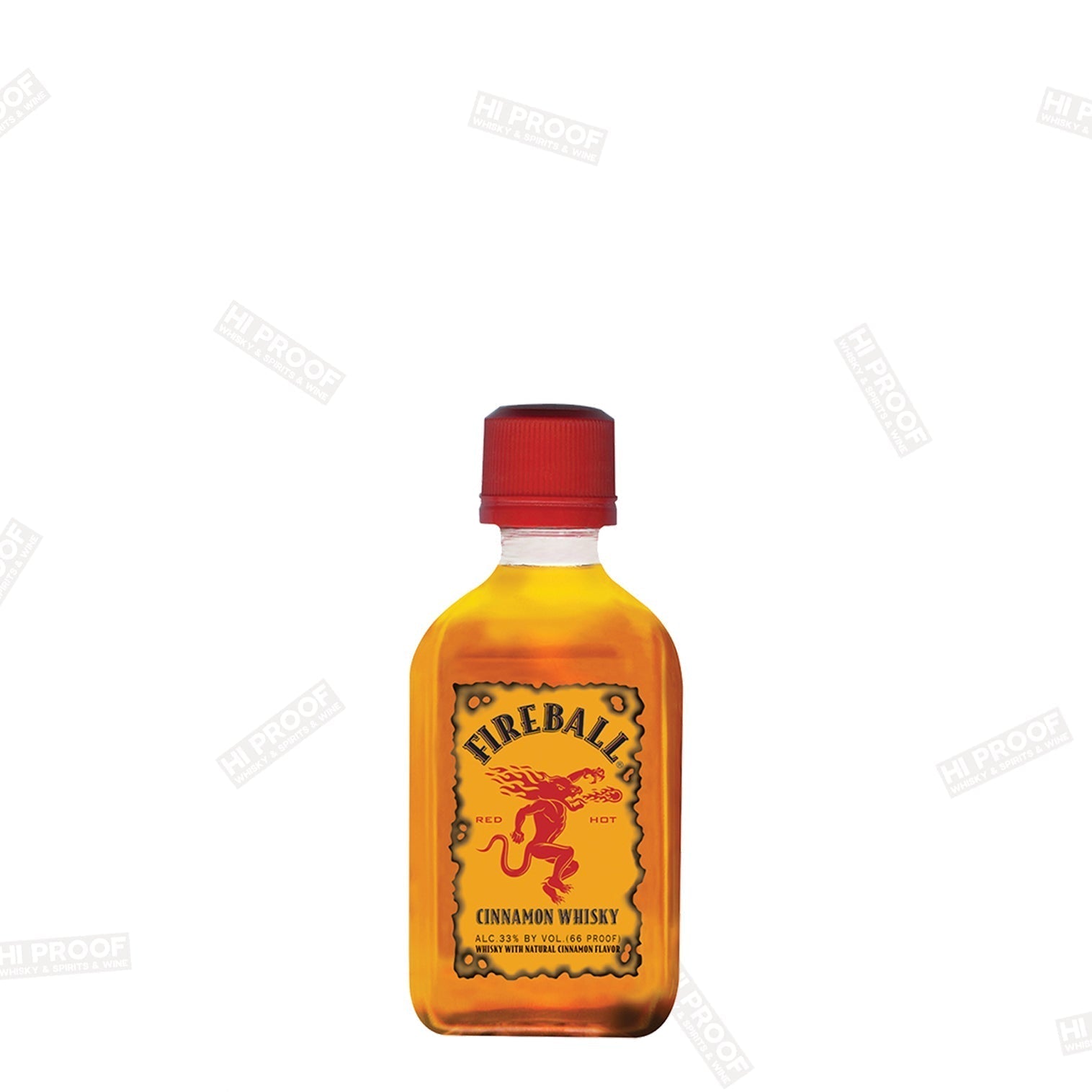 Fireball Cinnamon Whisky Mini 50ml - Smooth & Fiery – Hi Proof