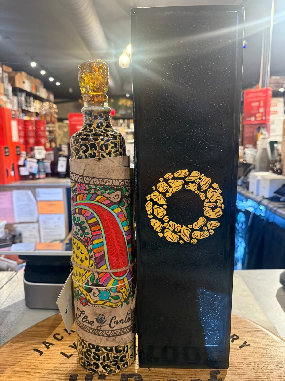 Flor y Canto Extra Anejo Limited Edition Jaguar Tequila 1L - Hi Proof - Flor y Canta