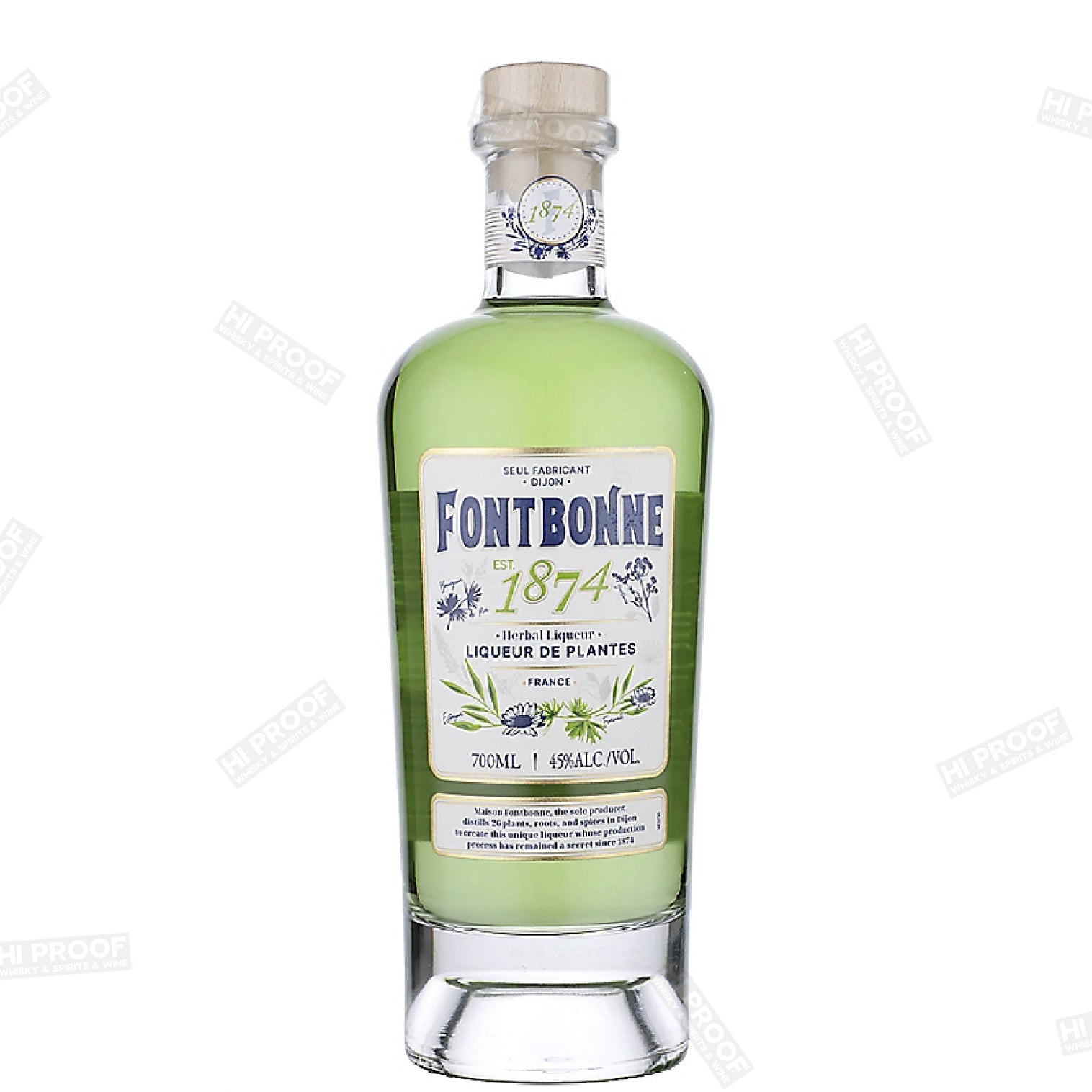 Fontbonne Herbal Liqueur 90 Proof - 90 Herbs – Hi Proof