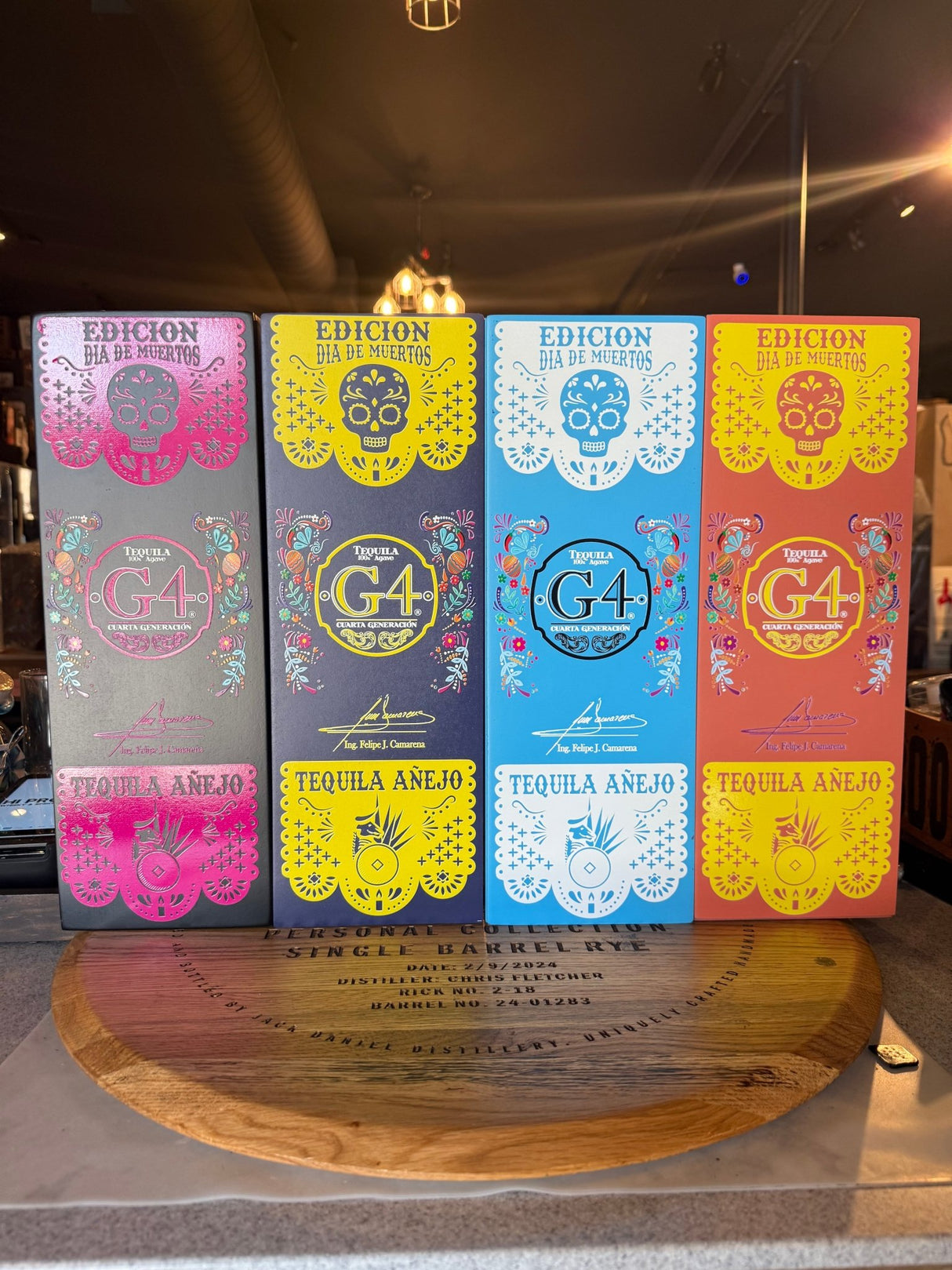 G4 Añejo De Madera Día De Muertos 2025 Limited Edition Anejo Tequila 750mL ( 4 bottles set ) - Hi Proof - G4