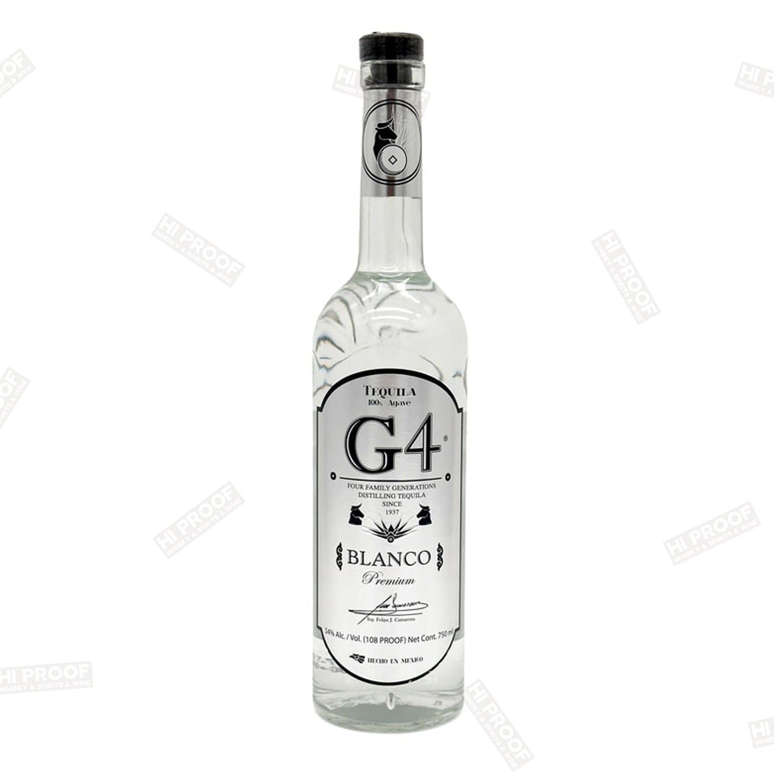 G4 Tequila Blanco High Proof 108 - Premium Tequila – Hi Proof