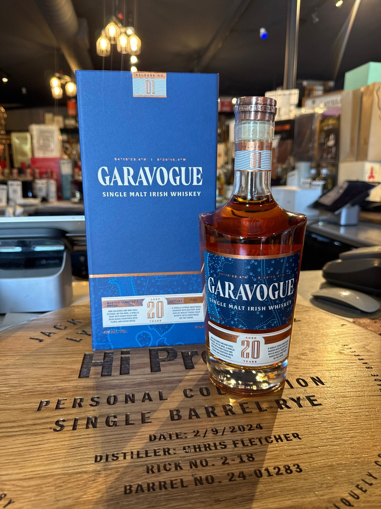 Garavogue 20 years Old Single Malt Irish Whiskey (700 ml) - Hi Proof - Garavogue