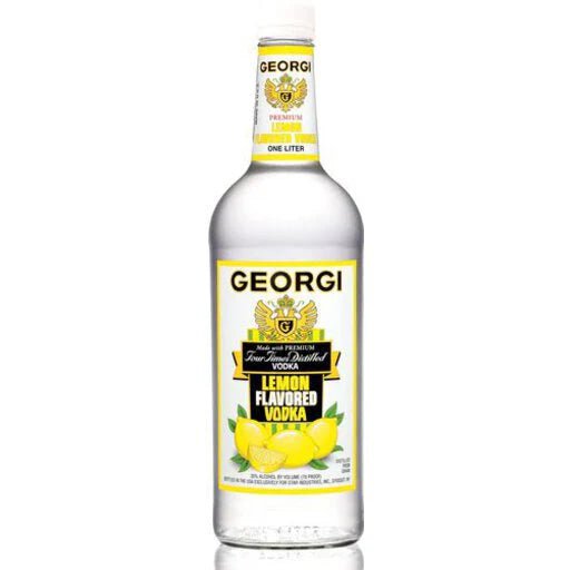 Georgi Lemon Vodka 1L - Hi Proof - Georgi