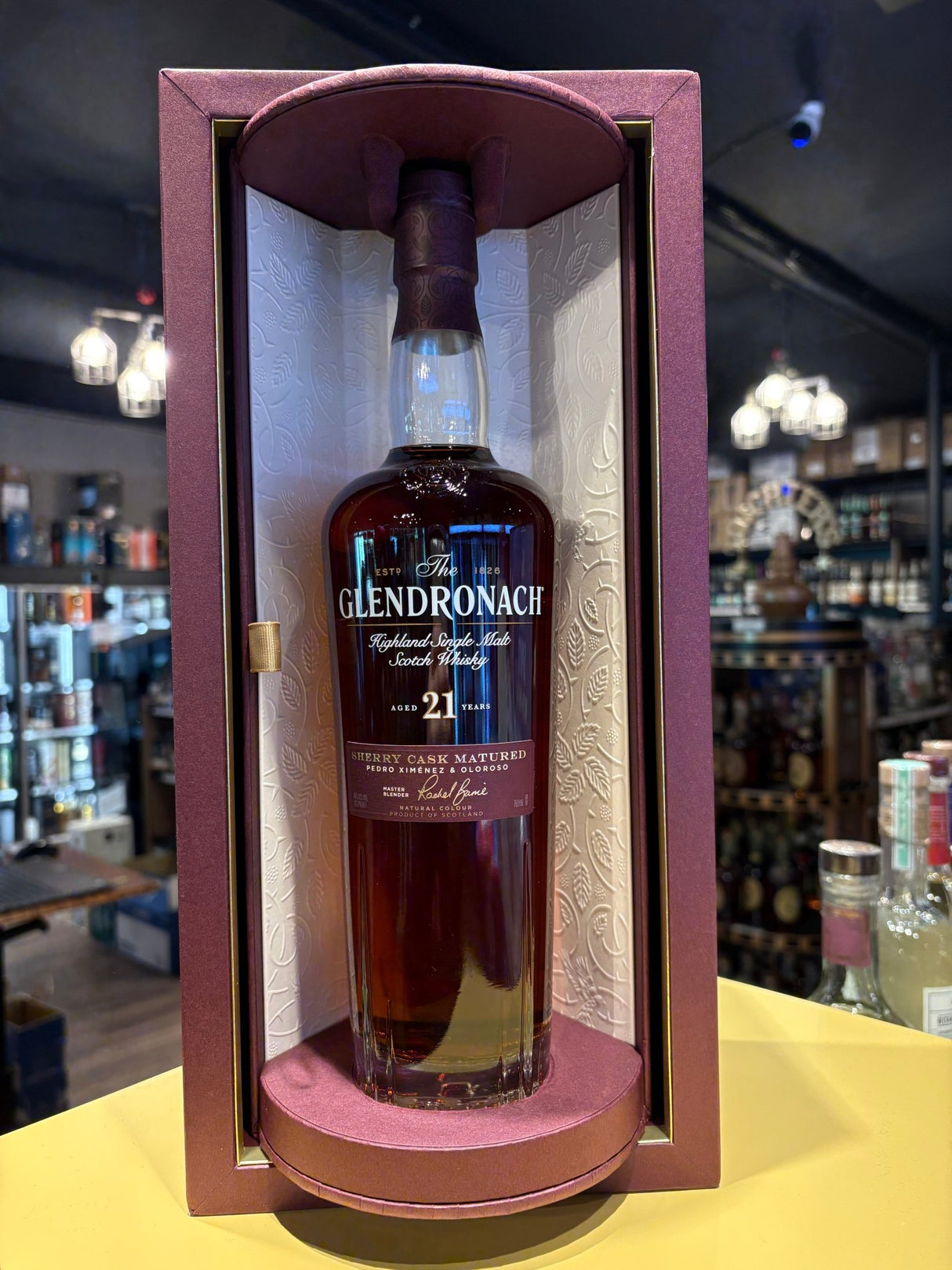 GLENDRONACH 21 YEAR (NEW) SINGLE MALT SCOTCH WHISKEY 700ML - Hi Proof - Glendronach