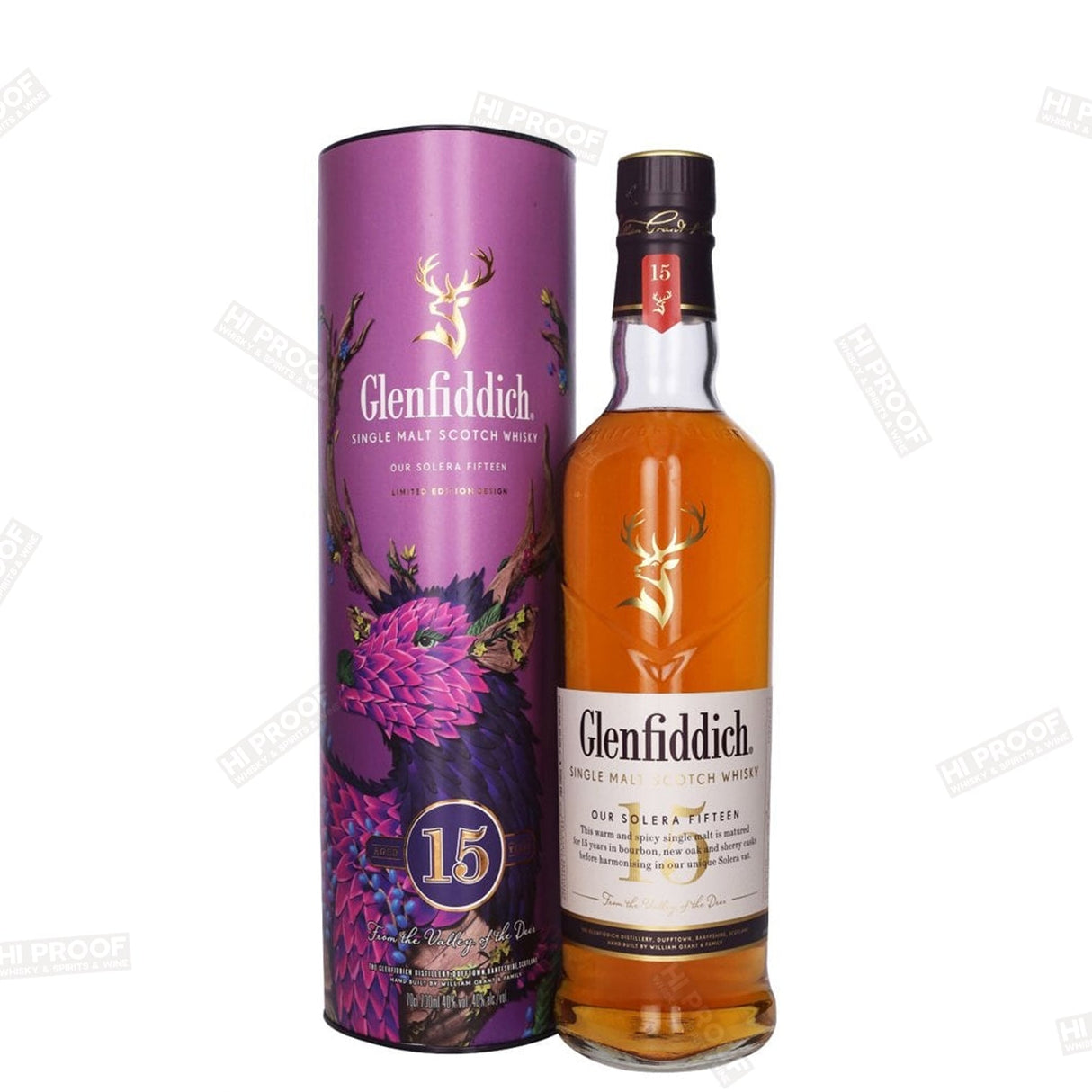 Glenfiddich Solera Reserve 15 Year Old From the Valley of the Deer 750ml - Hi Proof - Glenfiddich