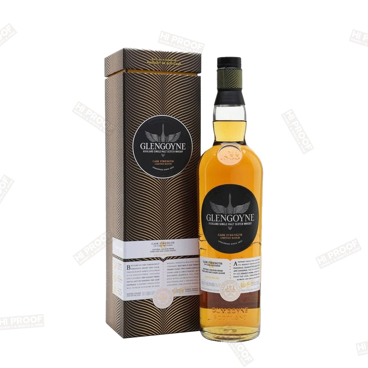 Glengoyne Cask Strength Highland Single Malt Scotch Whisky - Hi Proof - GLENGOYNE
