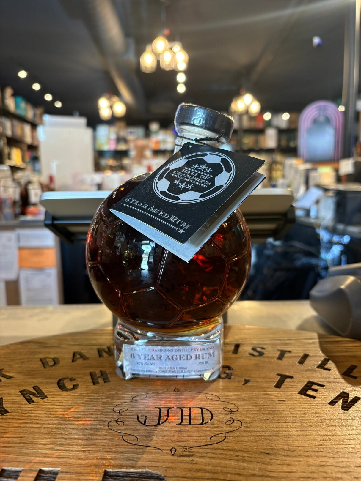 Hall of Champions Soccer Ball 6 years Aged Rum Limited 86 Proof 750ml - Hi Proof - Hall of Chahnpions