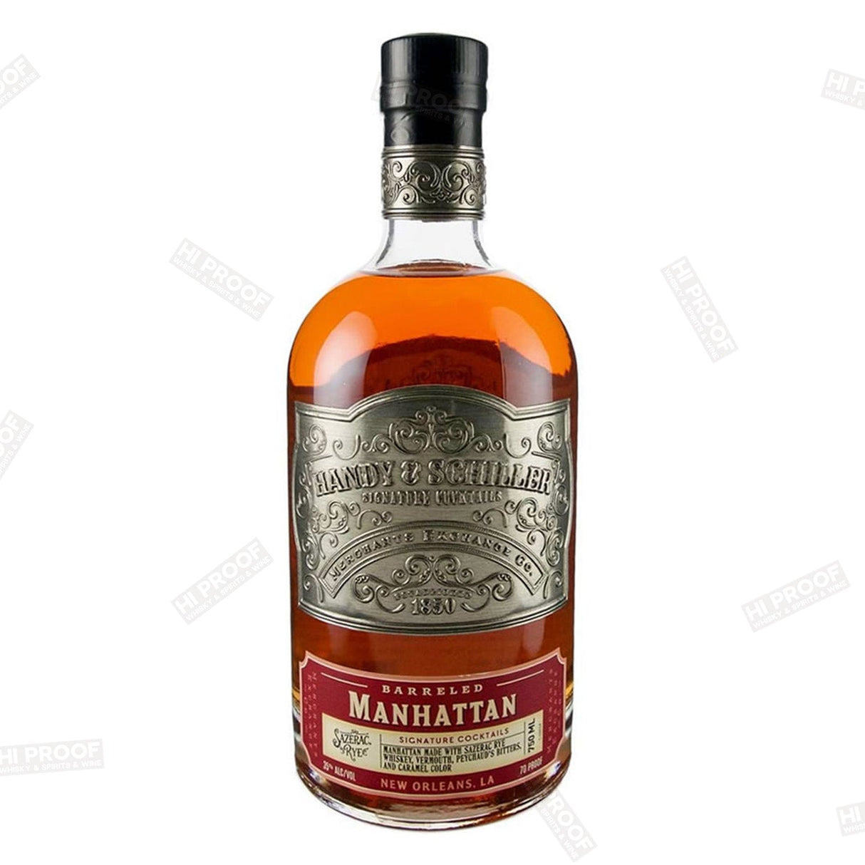 Handy & Schiller Manhattan 750ML - Hi Proof - Handy & Schiller