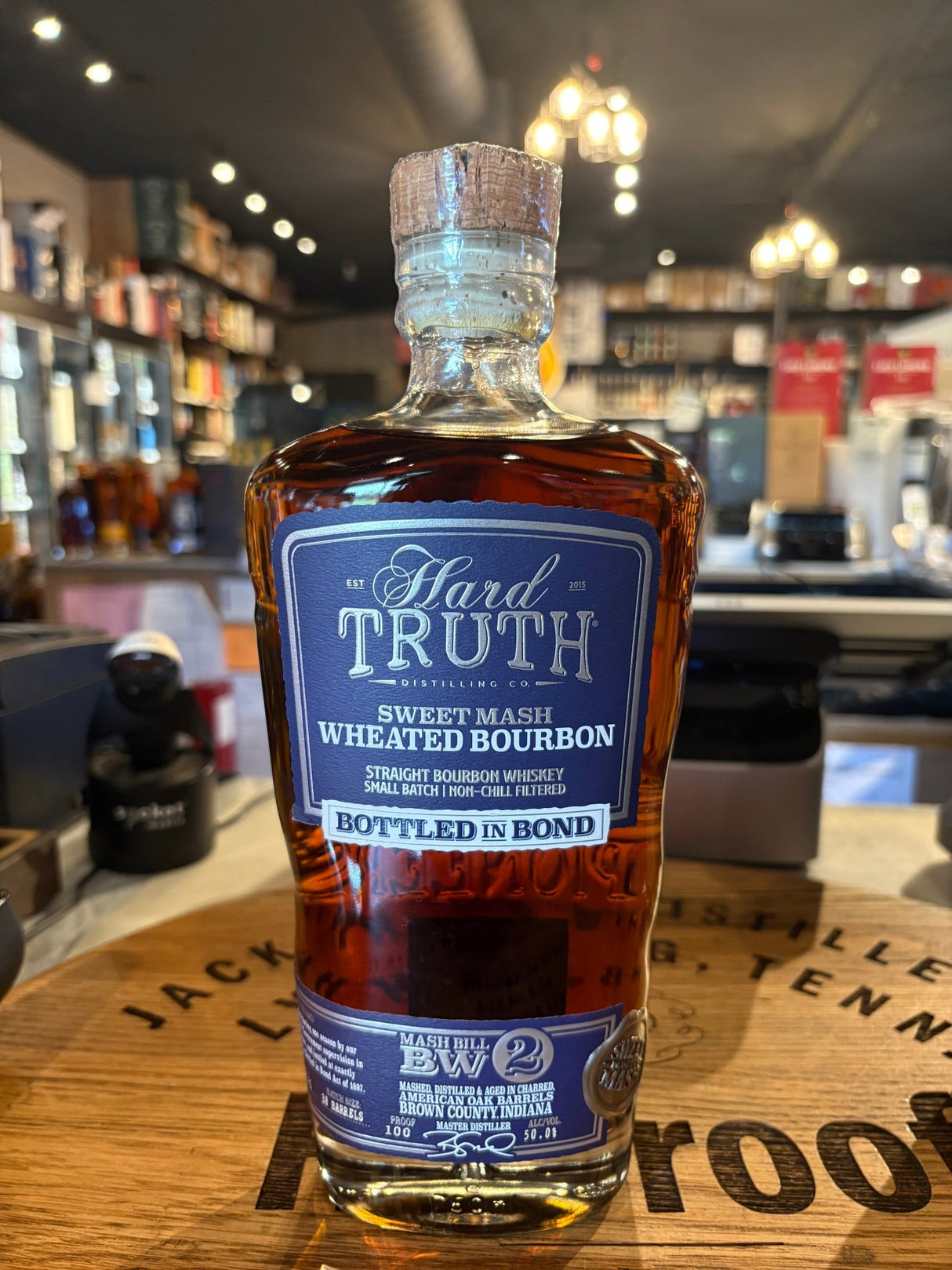 Hard Truth Sweet Mash Wheated Bourbon Bottle in Bond Whisky 100 PROOF 750mL - Hi Proof - Hard Truth