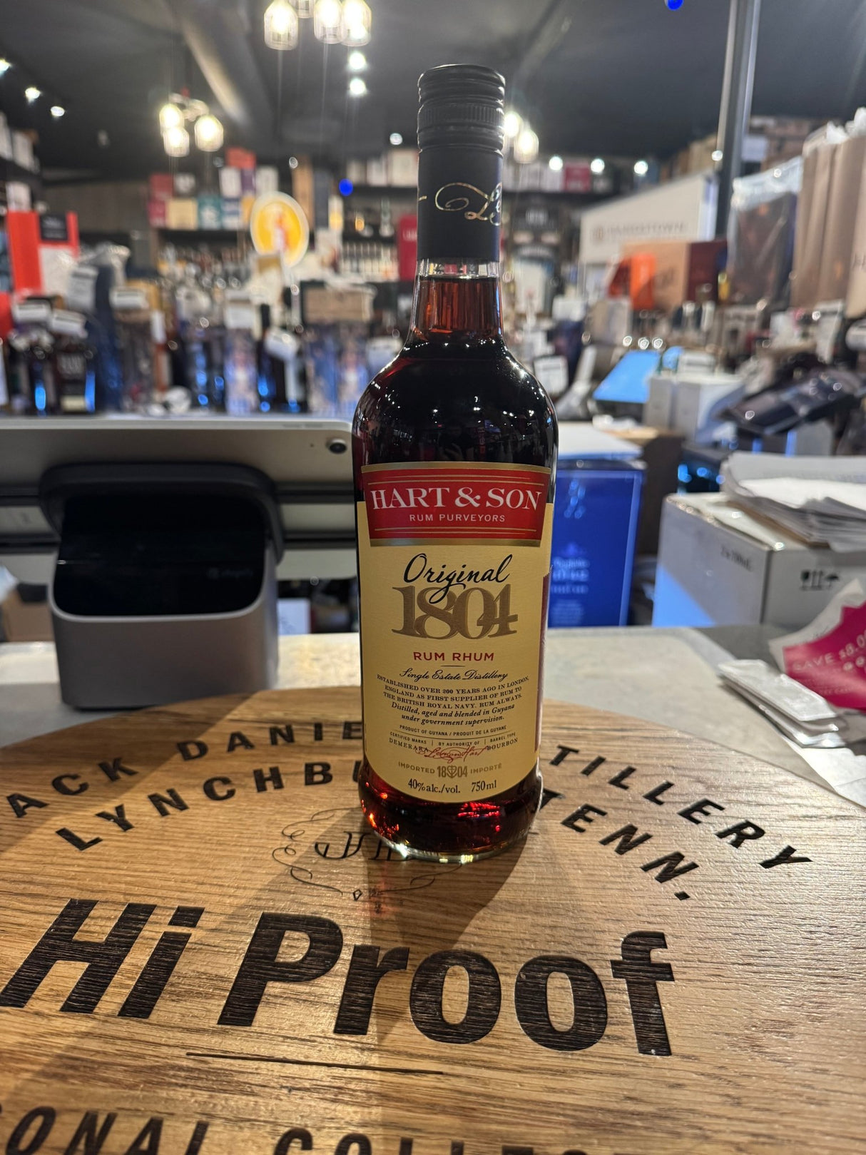 Hart & Son Original 1804 Rum 750mL - Hi Proof - Lemon Hart