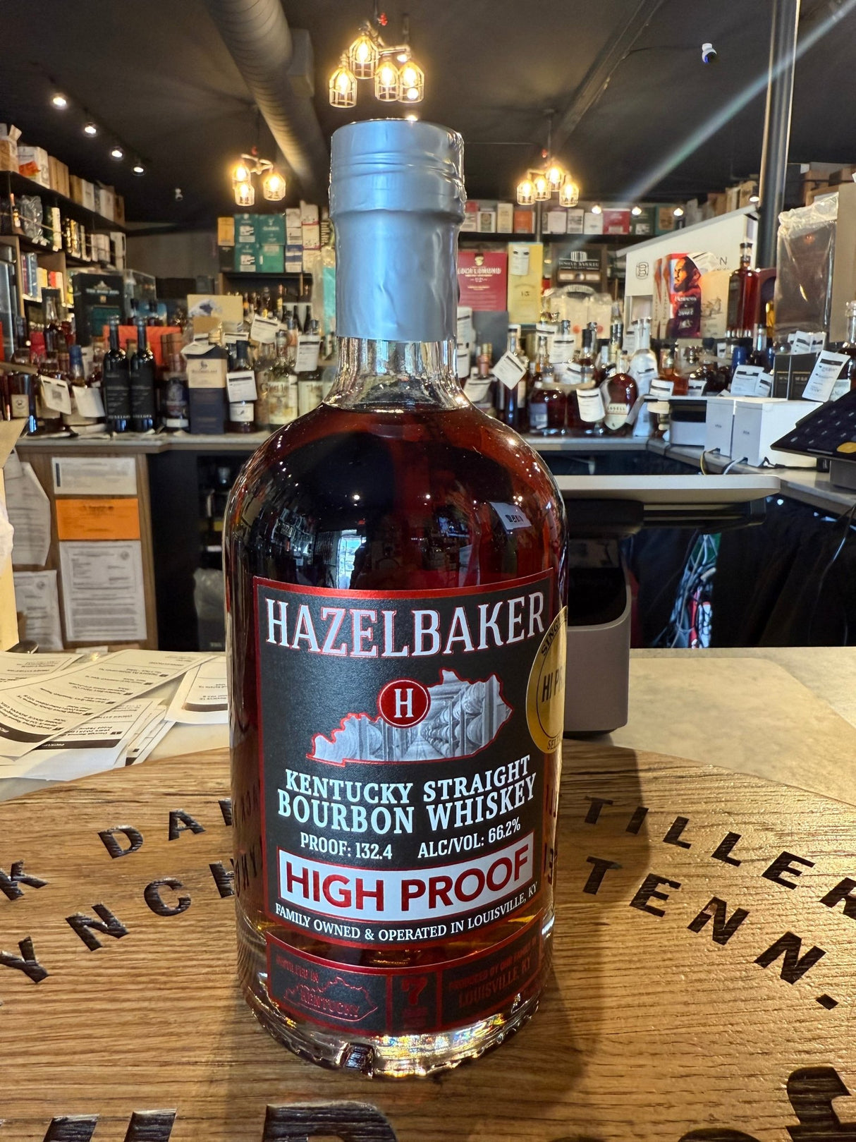 Hazelbaker 7 Year High Proof 132.4 Hi Proof Store Pick Kentucky Bourbon 750mL (Kentucky MGP) - Hi Proof - Hazelbaker