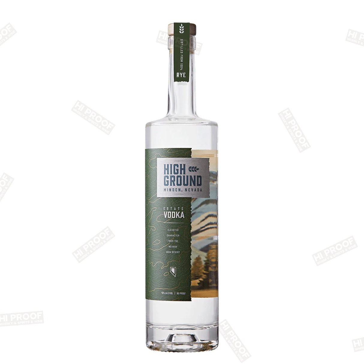 High Ground Vodka 750ml - Hi Proof - High Ground
