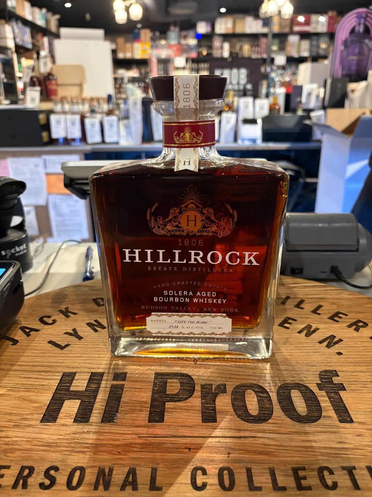 Hillrock Solera PX Finished Bourbon 750ml - Hi Proof - Hillrock