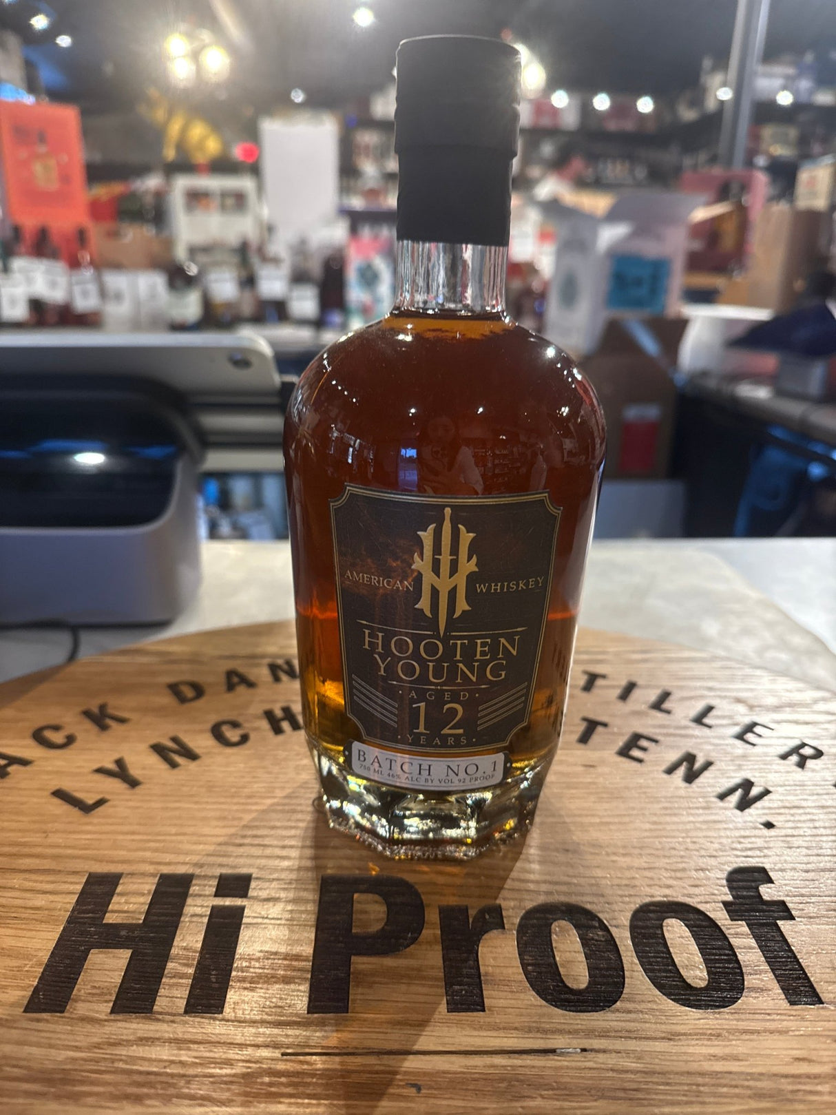 Hooten Young American 12 Year Whiskey 750ml - Hi Proof - Hooten Young