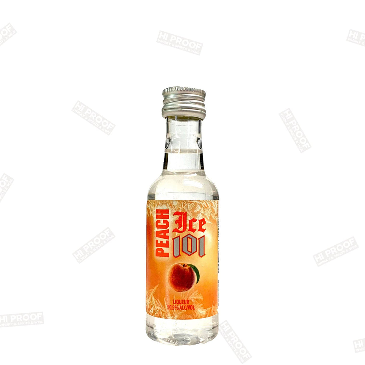 Ice 101 Peach 50ml mini Bottle - Hi Proof - Ice