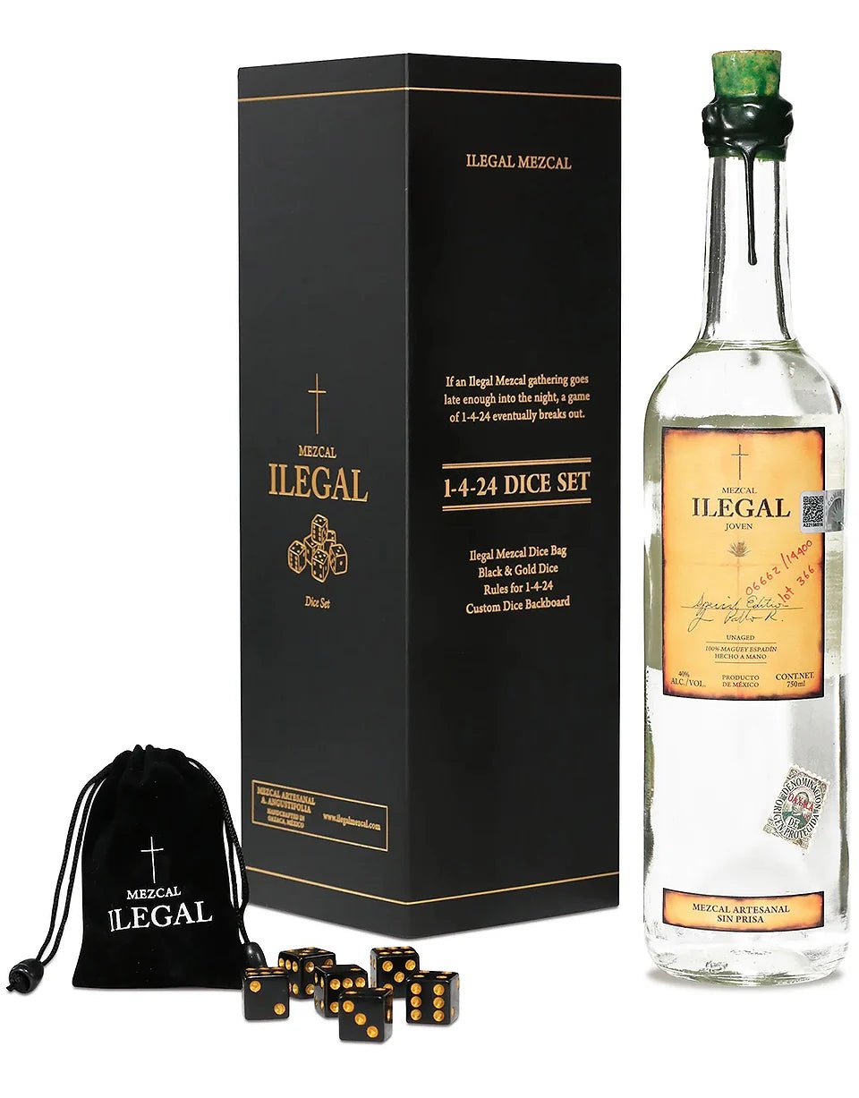 ILEGAL MEZCAL JOVEN DICE SET 750ML - Hi Proof - ILEGAL