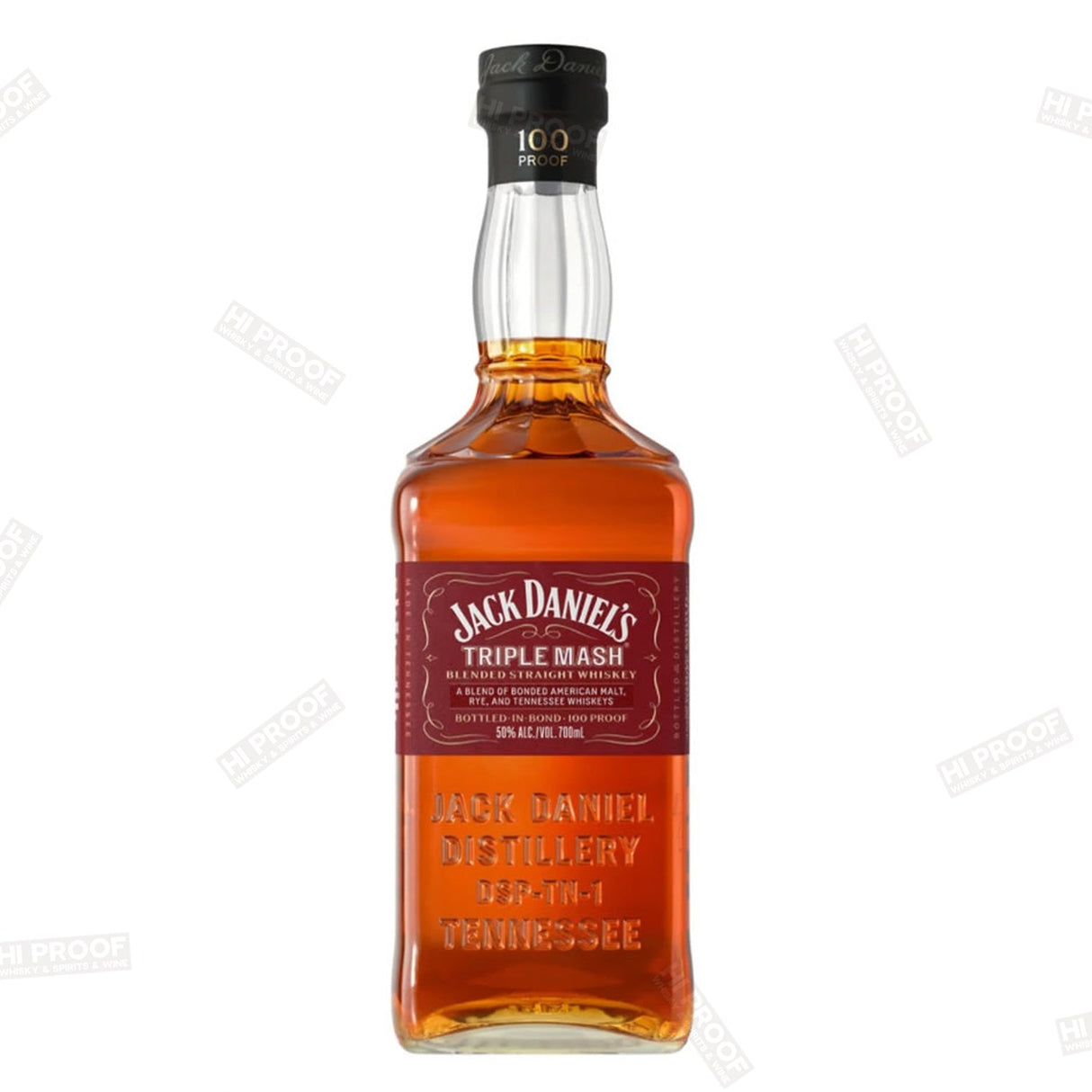 Jack Daniel's Triple Mash Straight Bourbon 700ml - Hi Proof - Jack Daniel's
