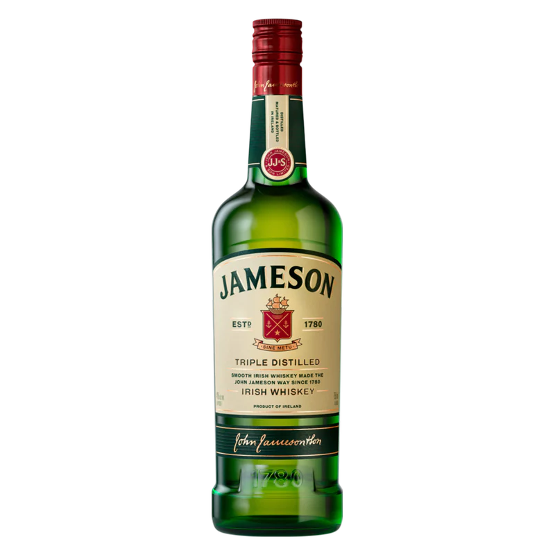 Jameson Irish Whiskey 80 PROOF 750ml - Hi Proof - Jameson