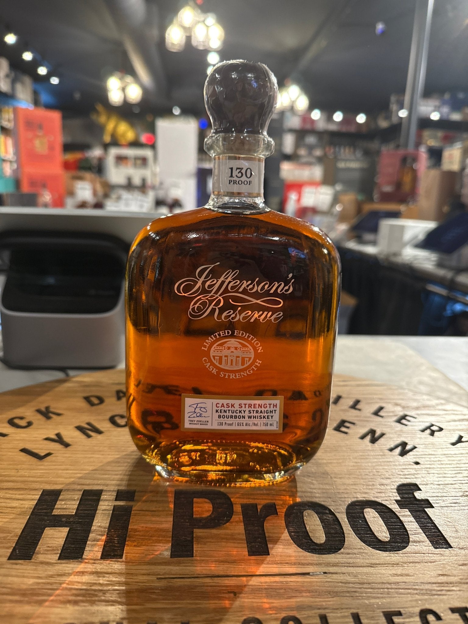 Jefferson's Reserve Cask Strength 130 Proof – Hi Proof