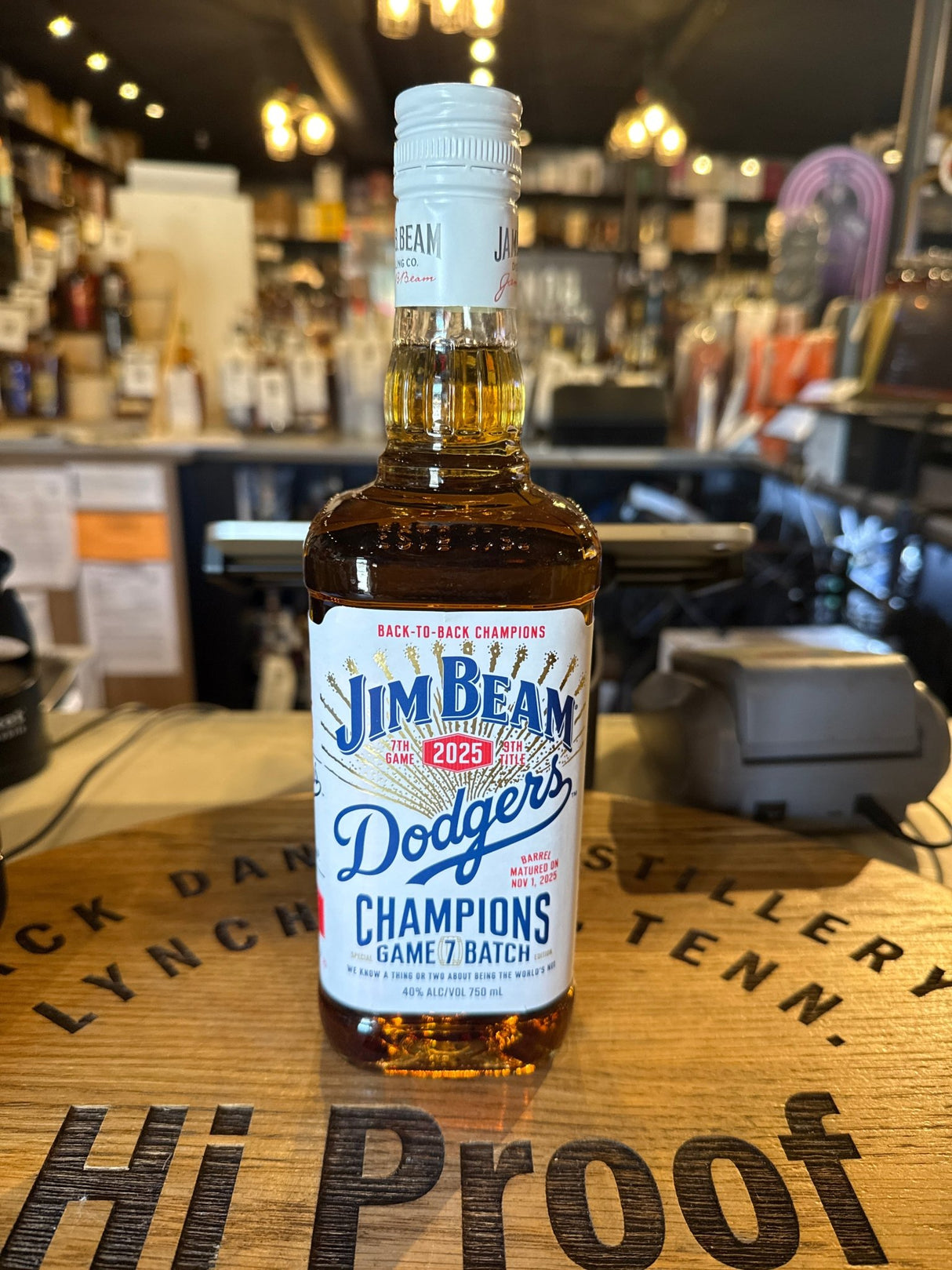 Jim Beam Dodgers Game 7 Batch 2025 Special Edition Bourbon 750ml - Hi Proof - Jim Beam