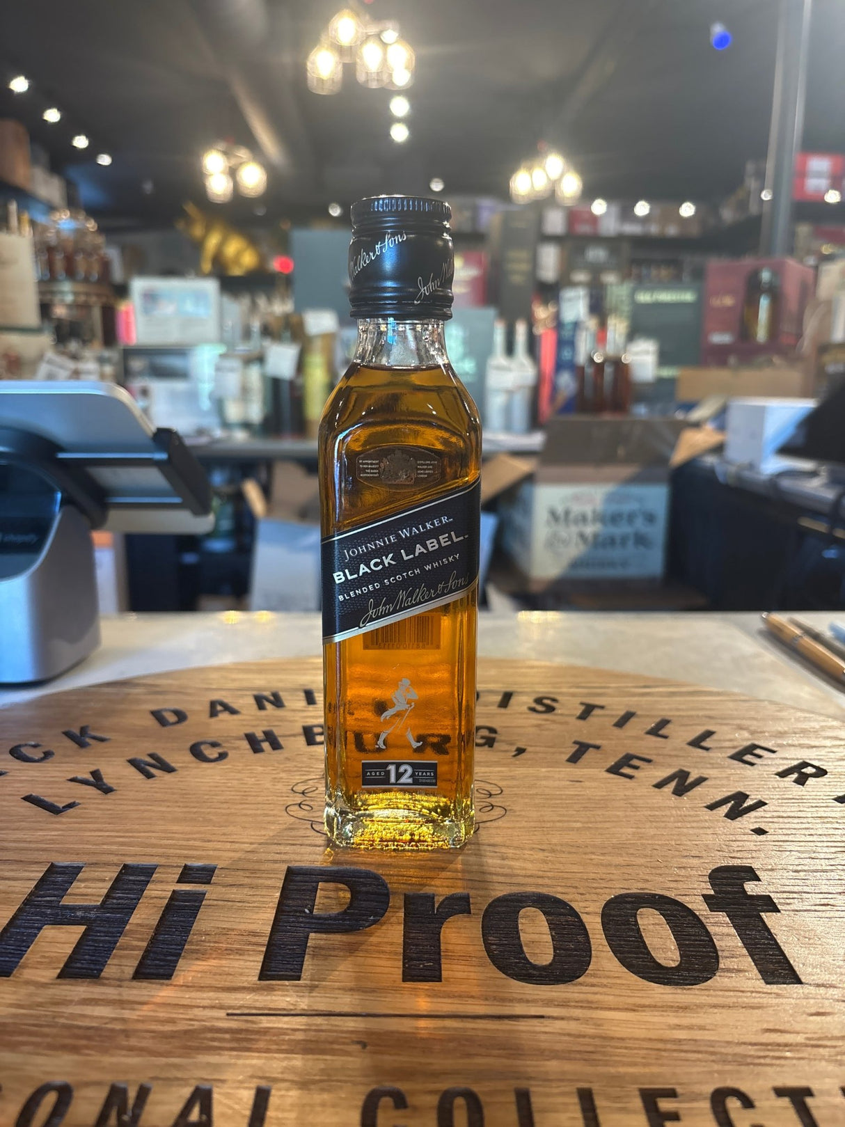 Johnnie Walker Black Label 12Year Scotch Whisky - 200ml - Hi Proof - JOHNNIE WALKER