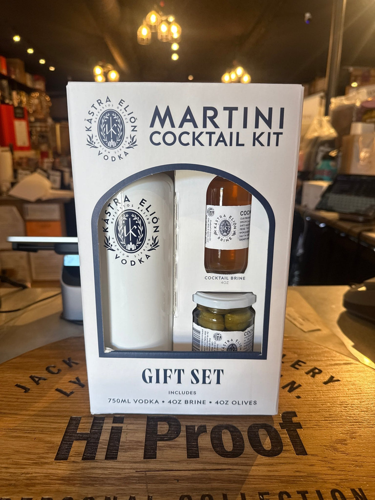 KASTRA ELION VODKA Martini Cocktail Kit 750ML - Hi Proof - Kastra Eliot