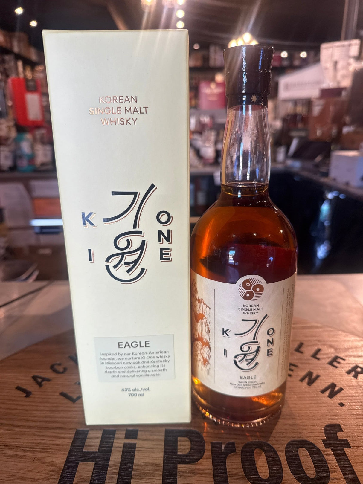 Ki One Eagle Edition Korean Single Malt Whiskey 700mL - Hi Proof - Three Societies