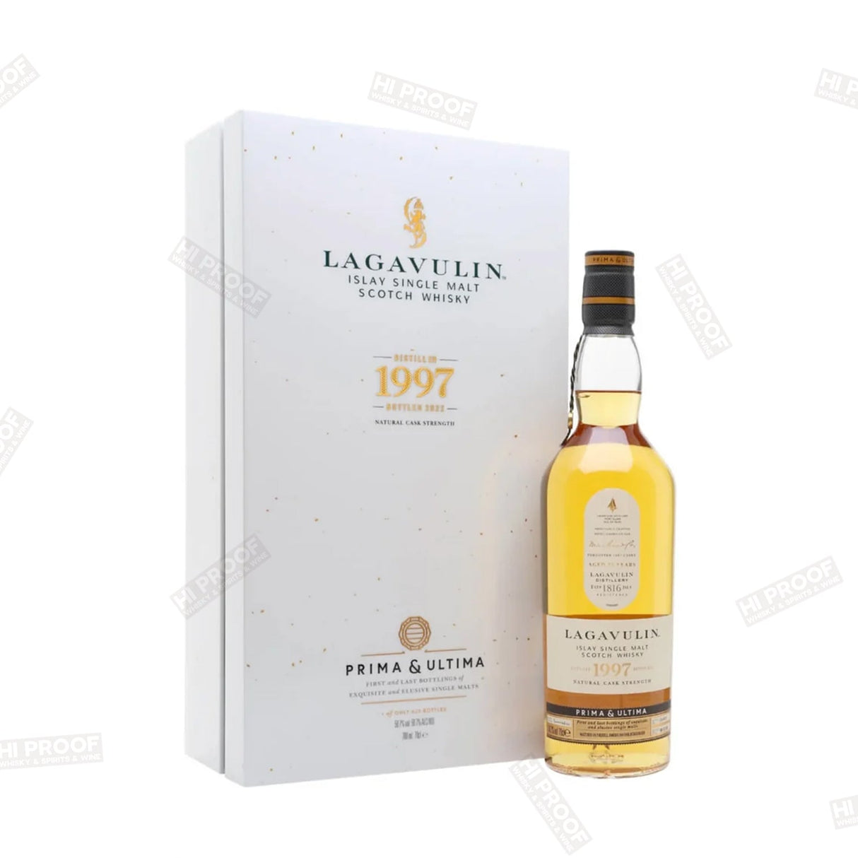 LAGAVULIN SCOTCH SINGLE MALT 1997 DISTILLED 25 YEAR OLD 700ML - Hi Proof - Lagavulin