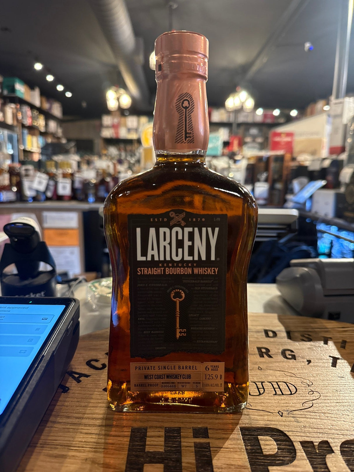 Larceny Private Barrel 125.9 Proof 750ml - Hi Proof - LARCENY