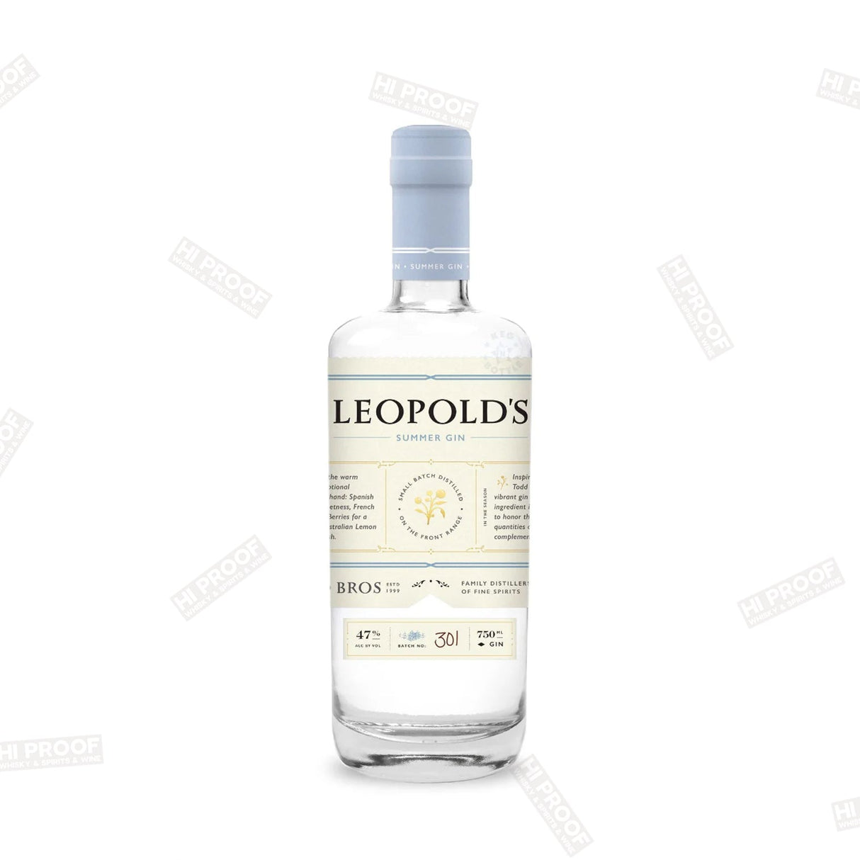 Leopold's Summer Gin (750 ml) - Hi Proof - Leopold