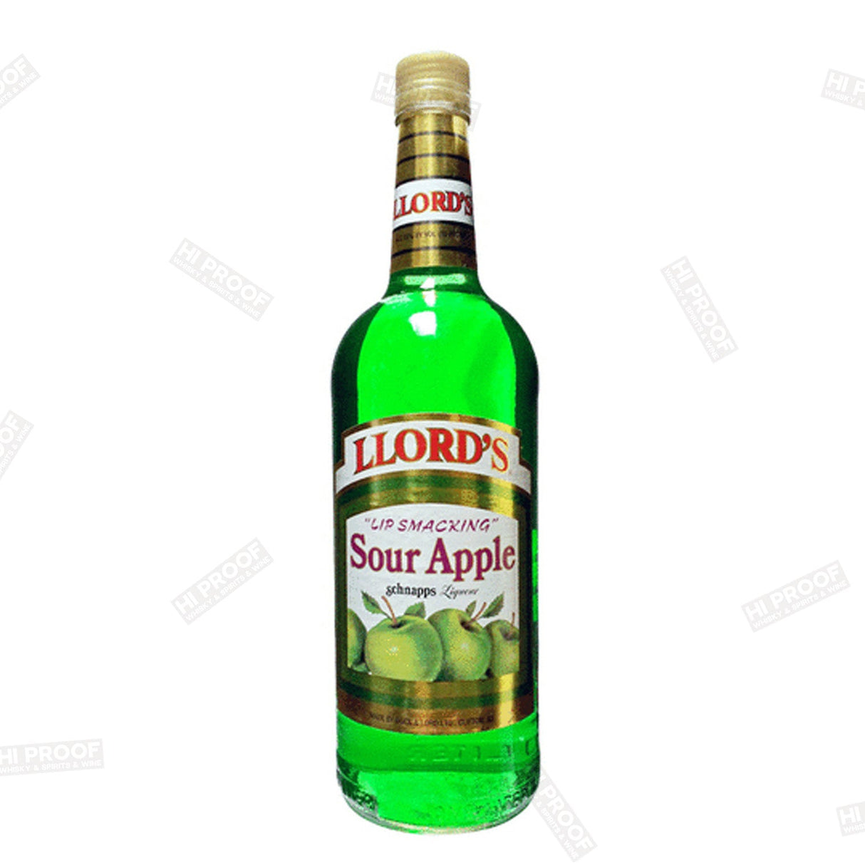 LLORD'S Sour Apple Liqueur 1L - Hi Proof - LLORD'S