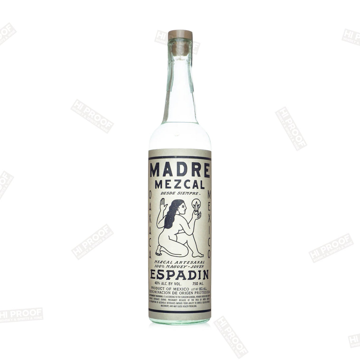 Madre Espadin Mezcal 700ml - Hi Proof - MADRE