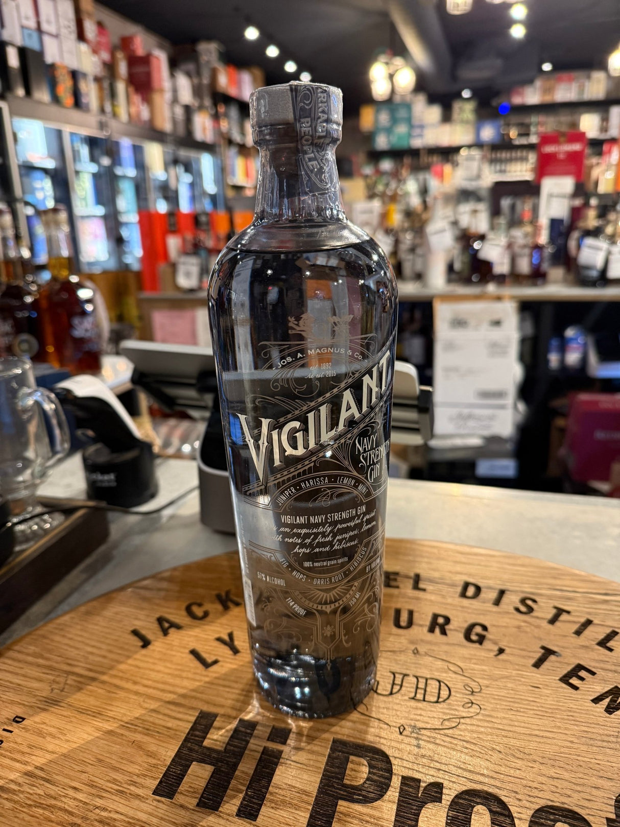 Magnus Vigilant Navy Strength Gin 750mL - Hi Proof - Magnus