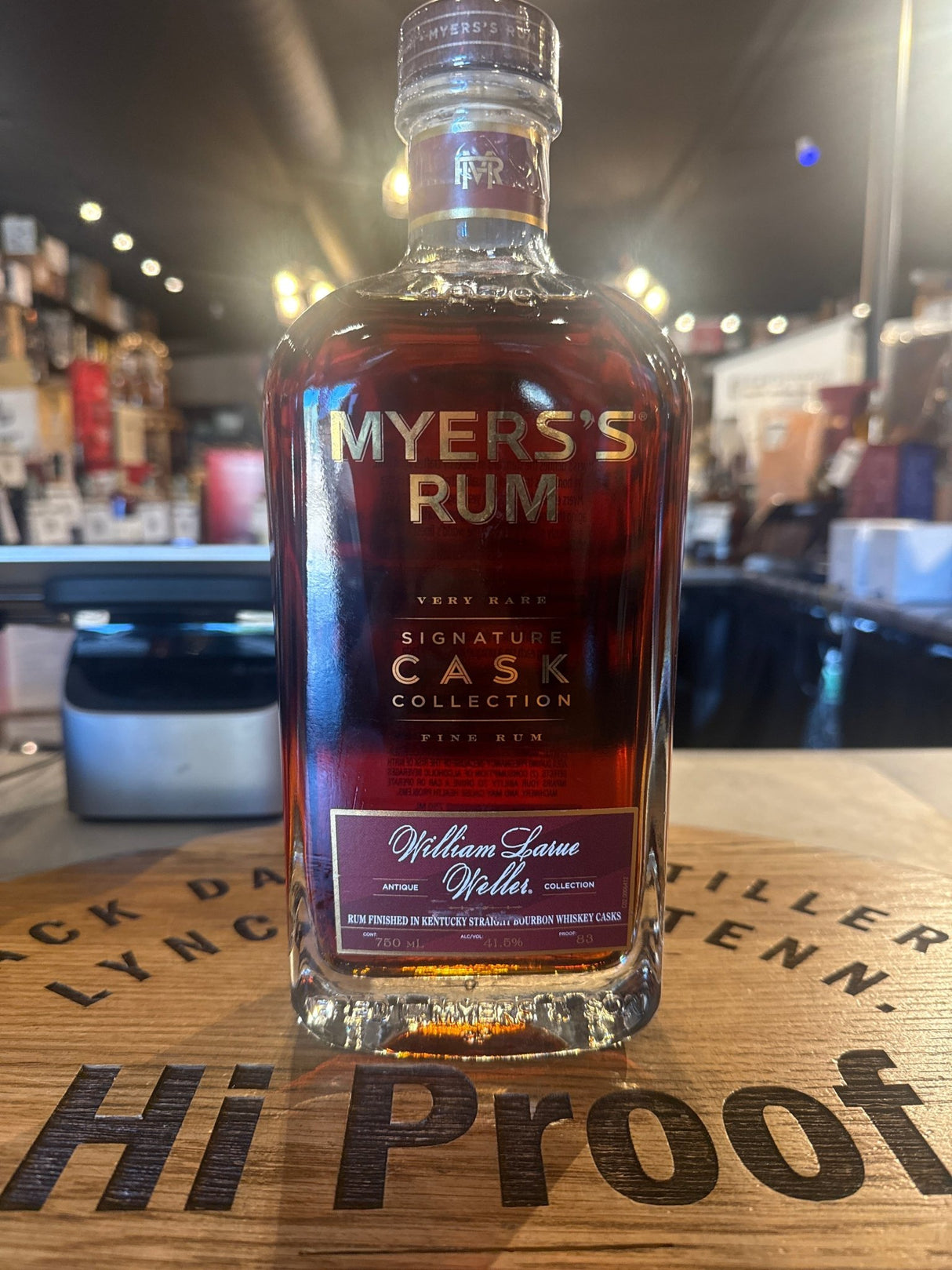 Myers's Rum Signature Cask Collection William Larue Weller 750mL - Hi Proof - Myers's