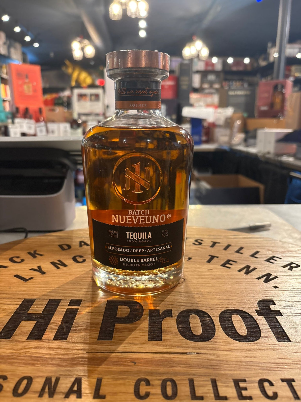 NueveUno Reposado DEEP ARTESANAL Tequila 750ml - Hi Proof - NueveUno