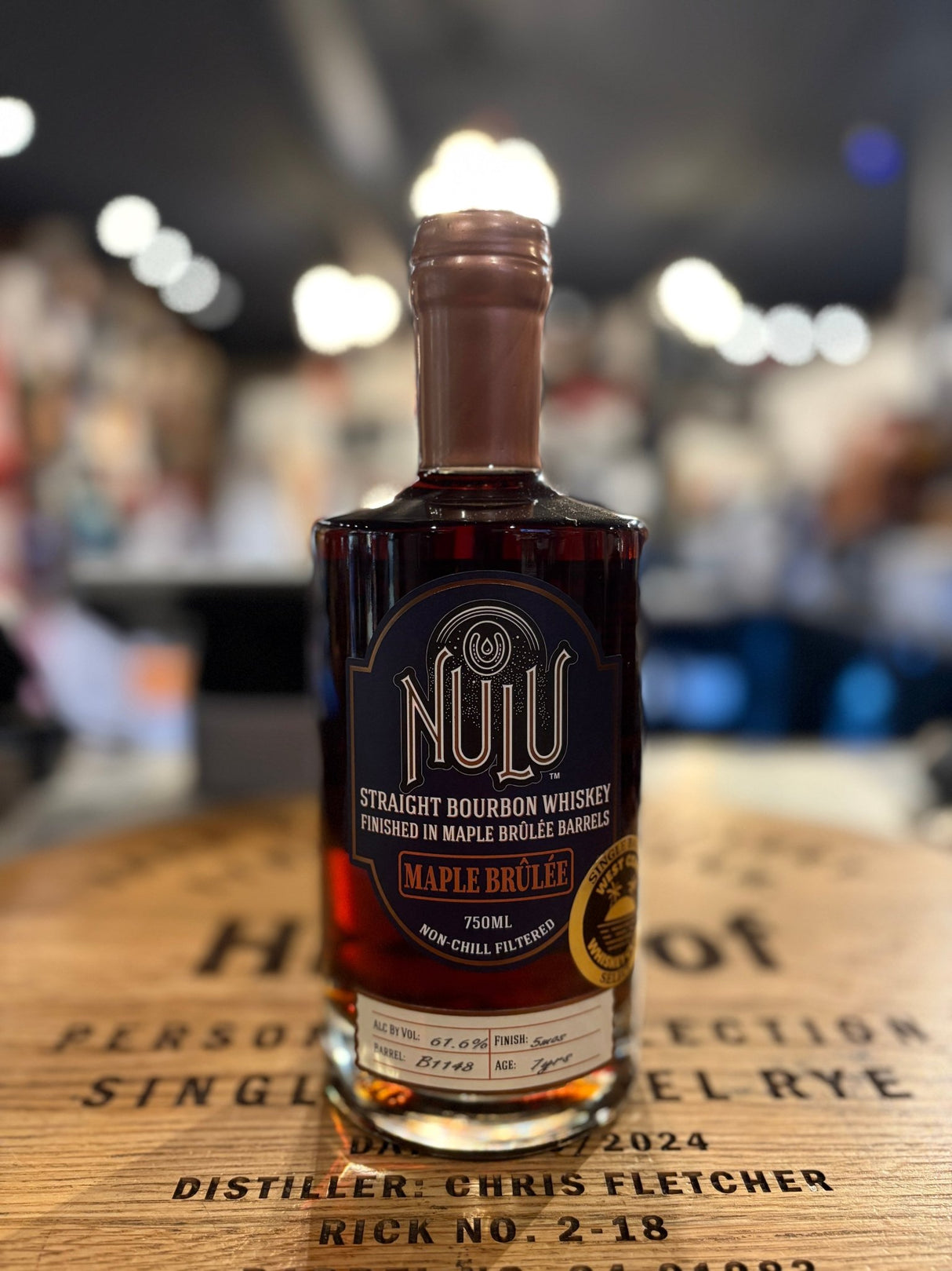 Nulu Maple Brulee Straight Bourbon Whisky 123.2 Proof WCWC Pick 750mL - Hi Proof - Nulu