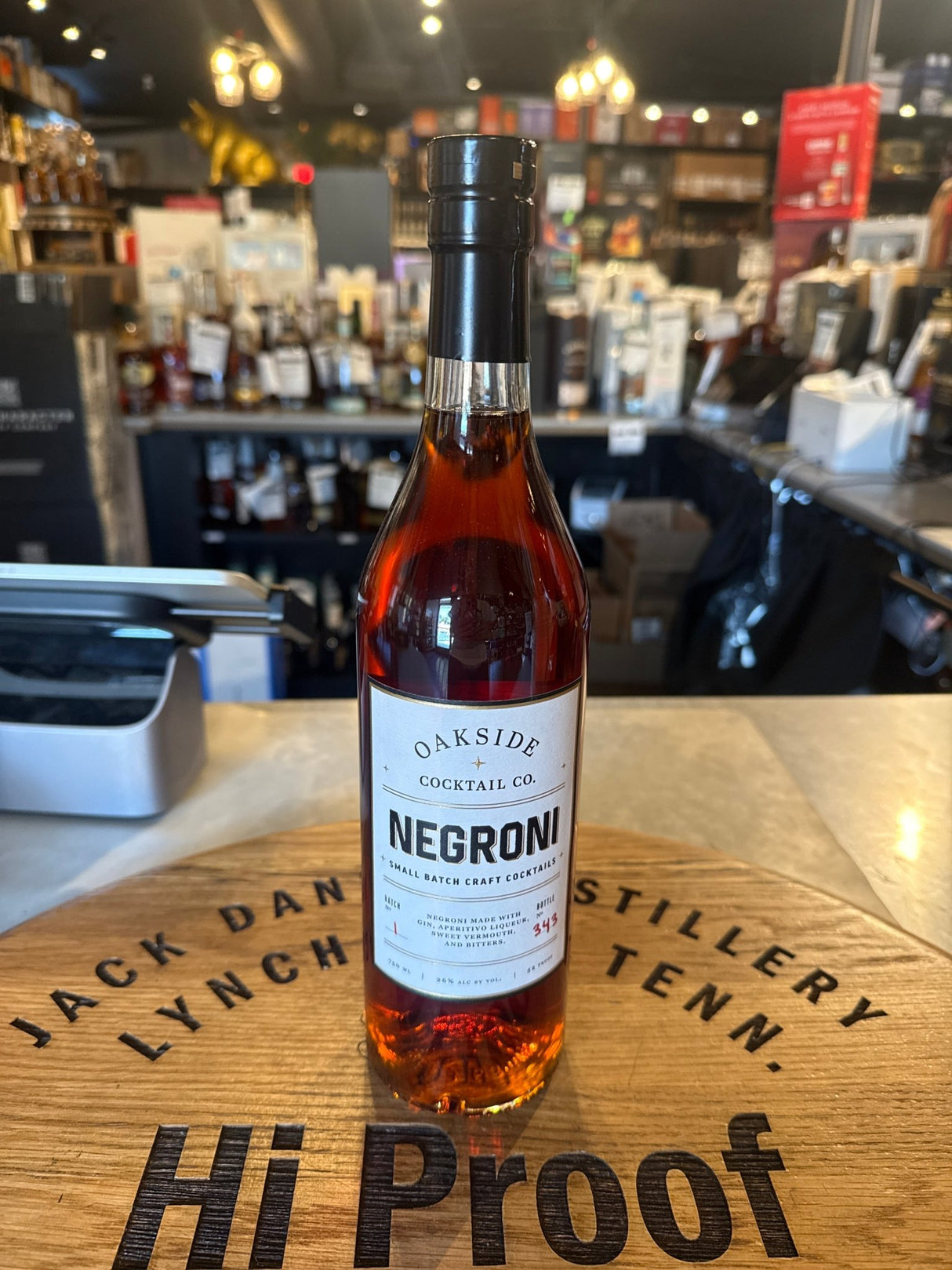 OakSide Cocktail Negroni Small Batch 52 Proof RTD 750ml - Hi Proof - OakSide