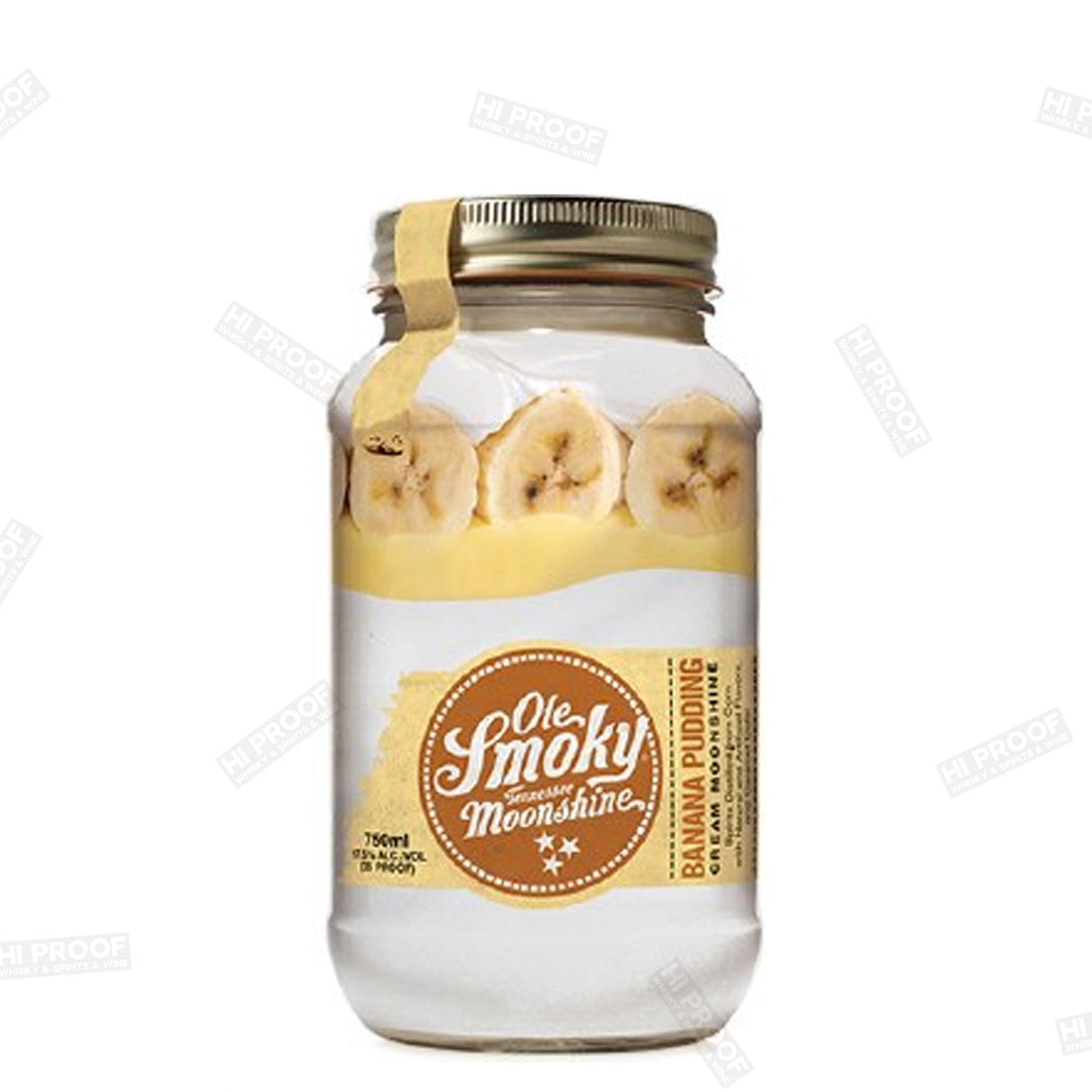 Ole Smoky Moonshine Banana Pudding Cream 750ml - Hi Proof - OLE SMOKY MOONSHINE